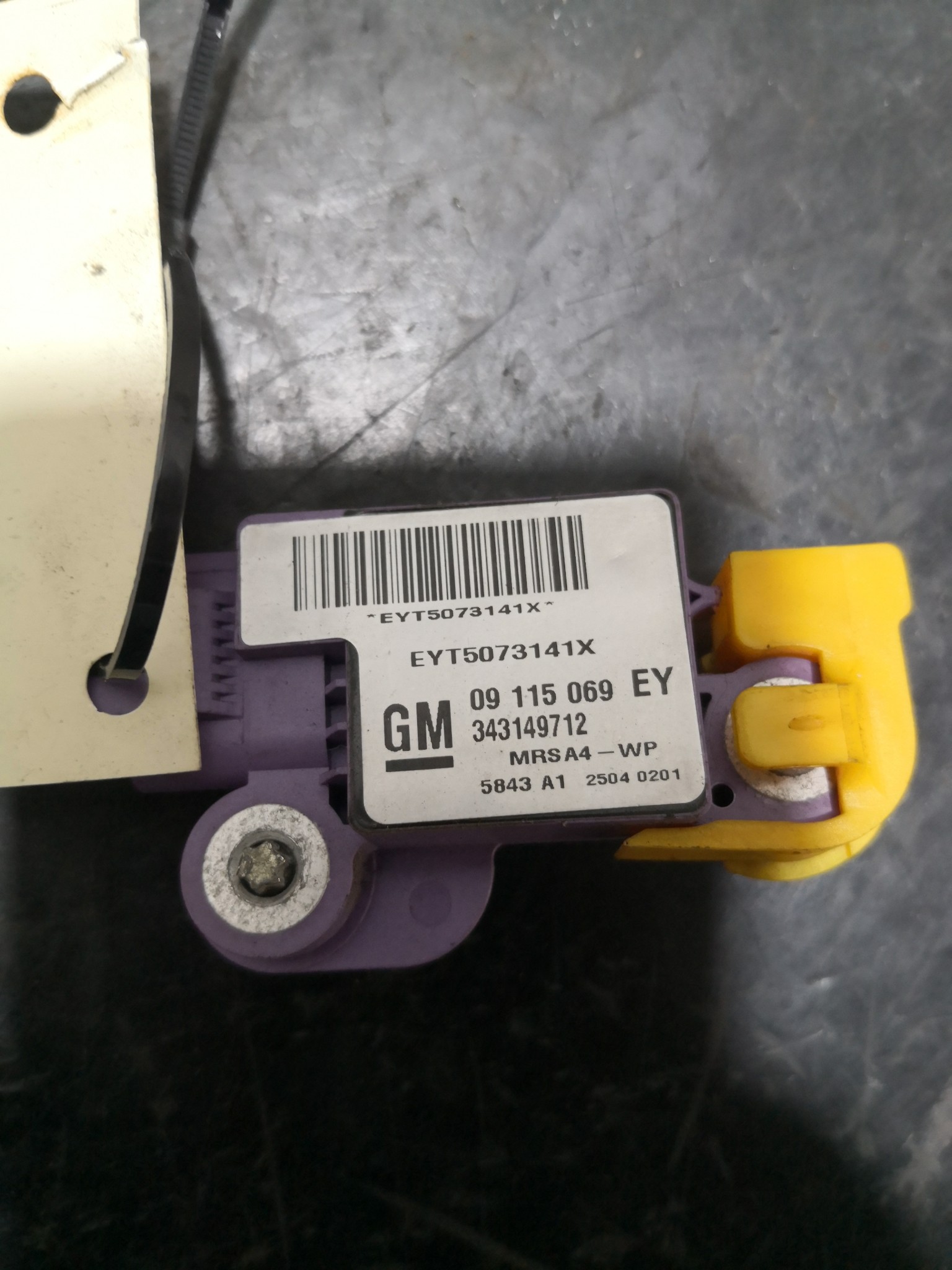 Sensor Impacto OPEL CORSA C (X01) | 00 - 09 Imagem-2