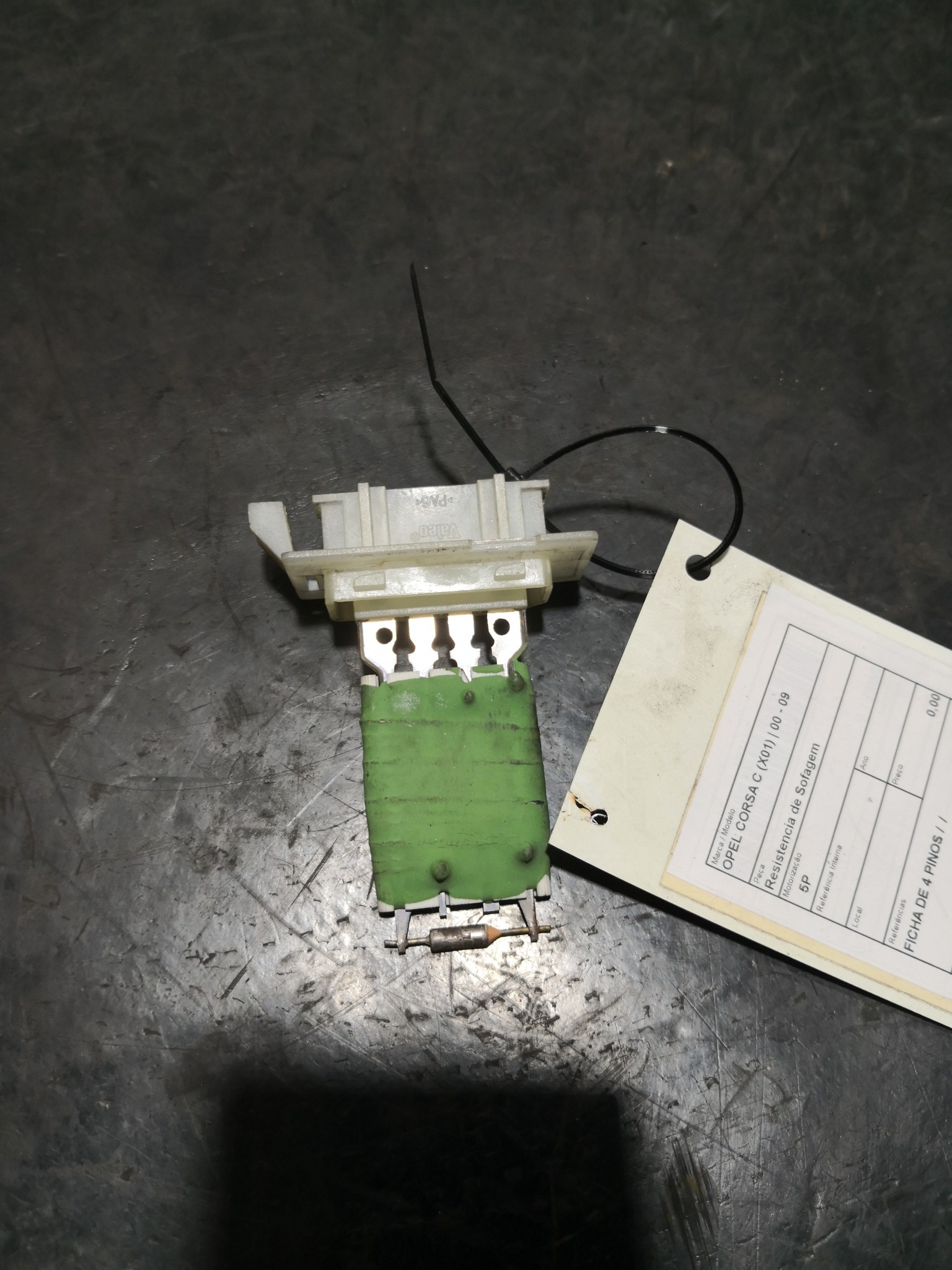 Resistencia de Sofagem OPEL CORSA C (X01) | 00 - 09 Imagem-1