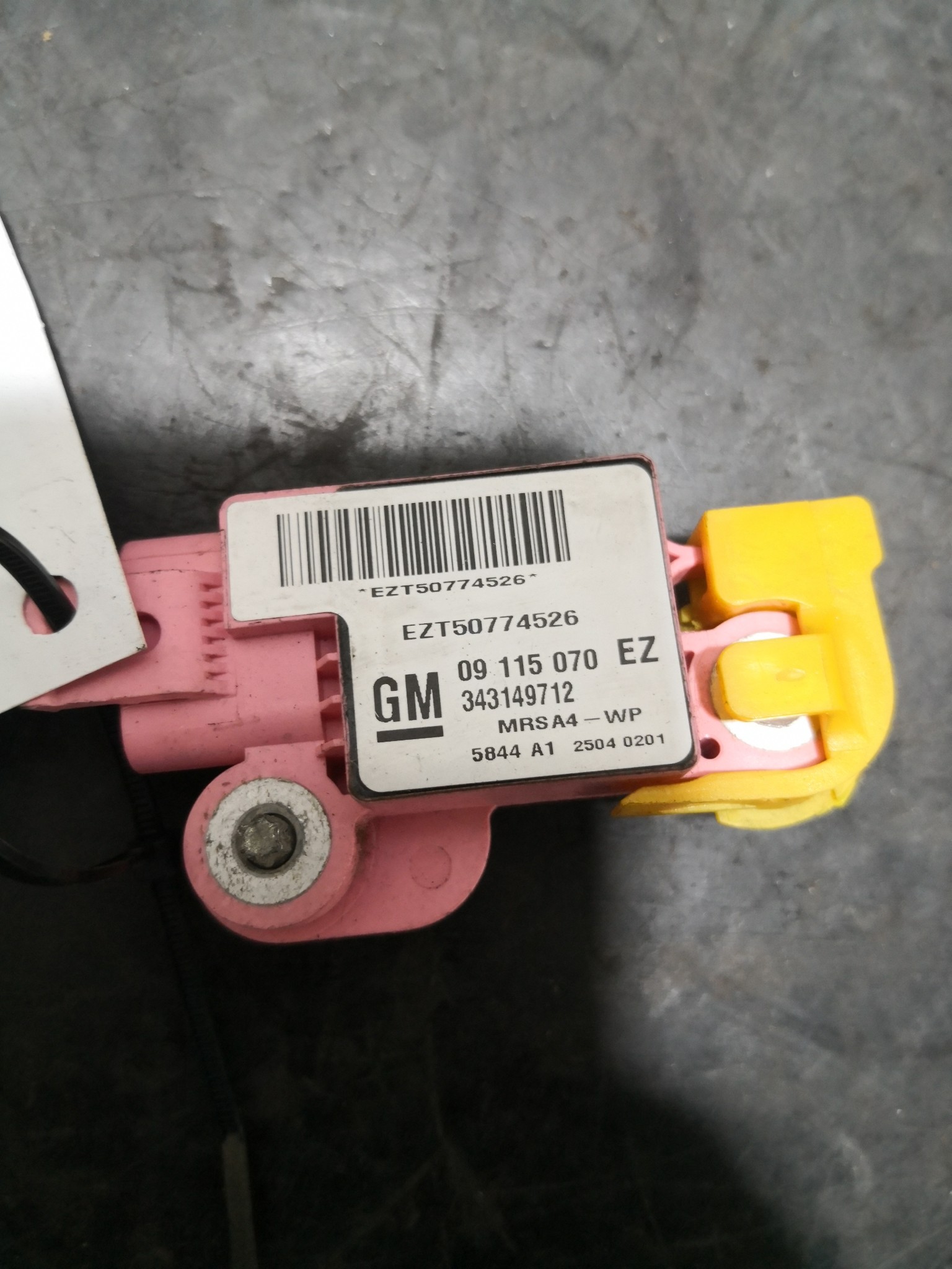 Sensor Impacto OPEL - ID S_102169