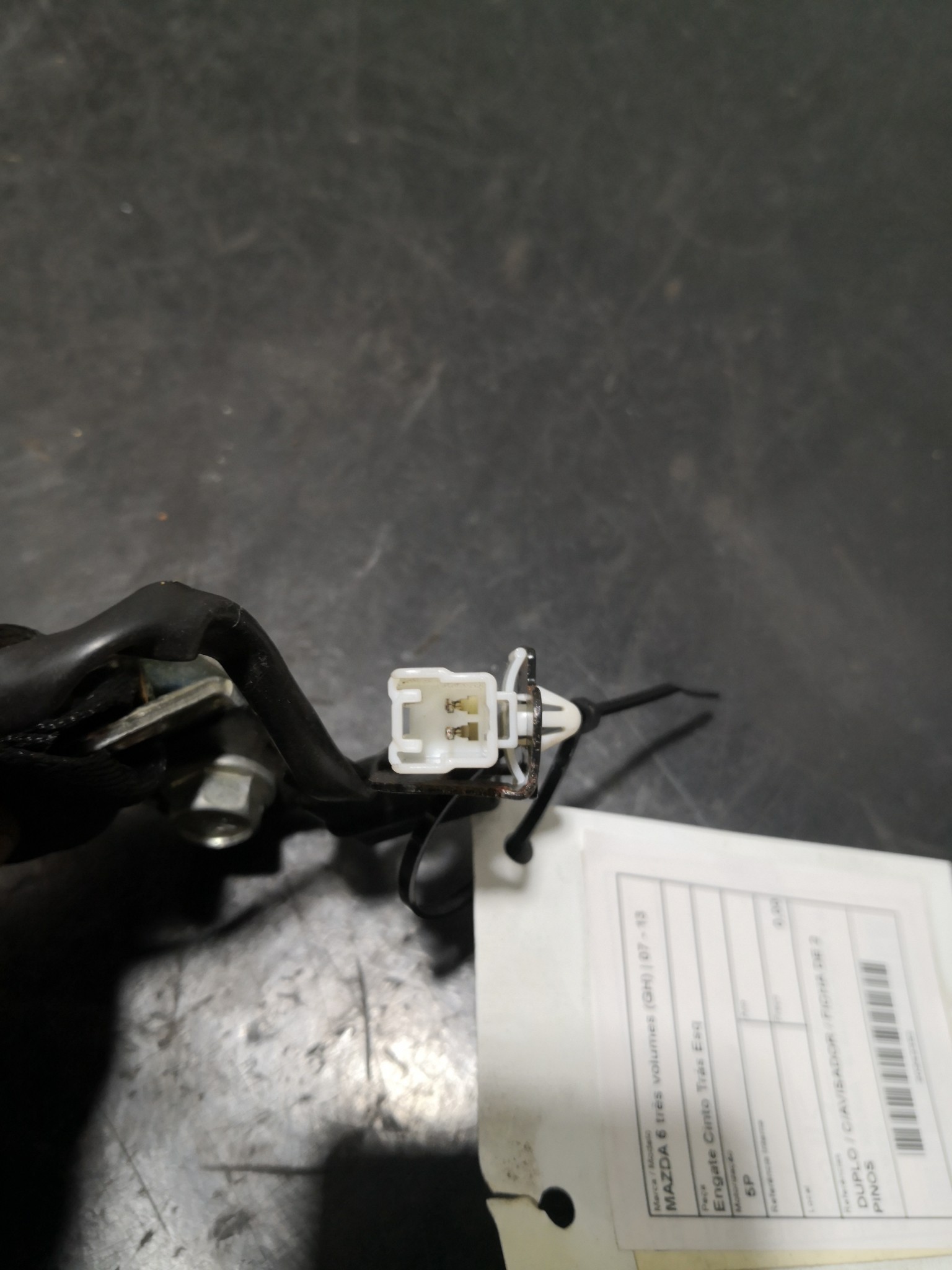 Engate Cinto Trás Esq MAZDA 6 três volumes (GH) | 07 - 13 Imagem-1