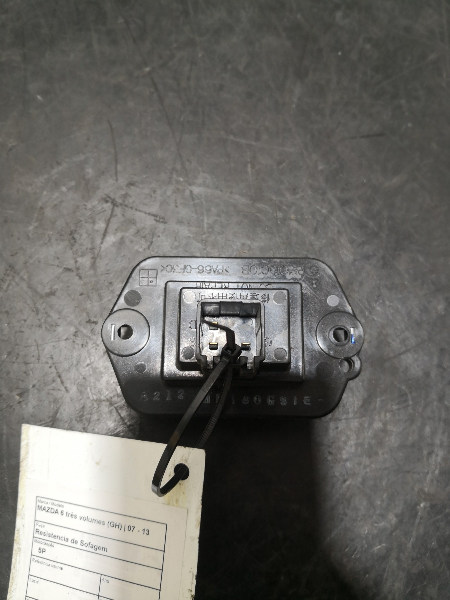 Resistencia de Sofagem MAZDA - ID S_102361