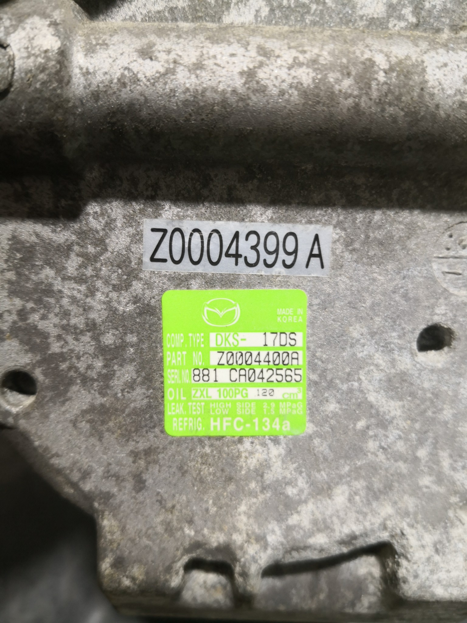 Compressor do Ar condicionado MAZDA 6 três volumes (GH) | 07 - 13 Imagem-2