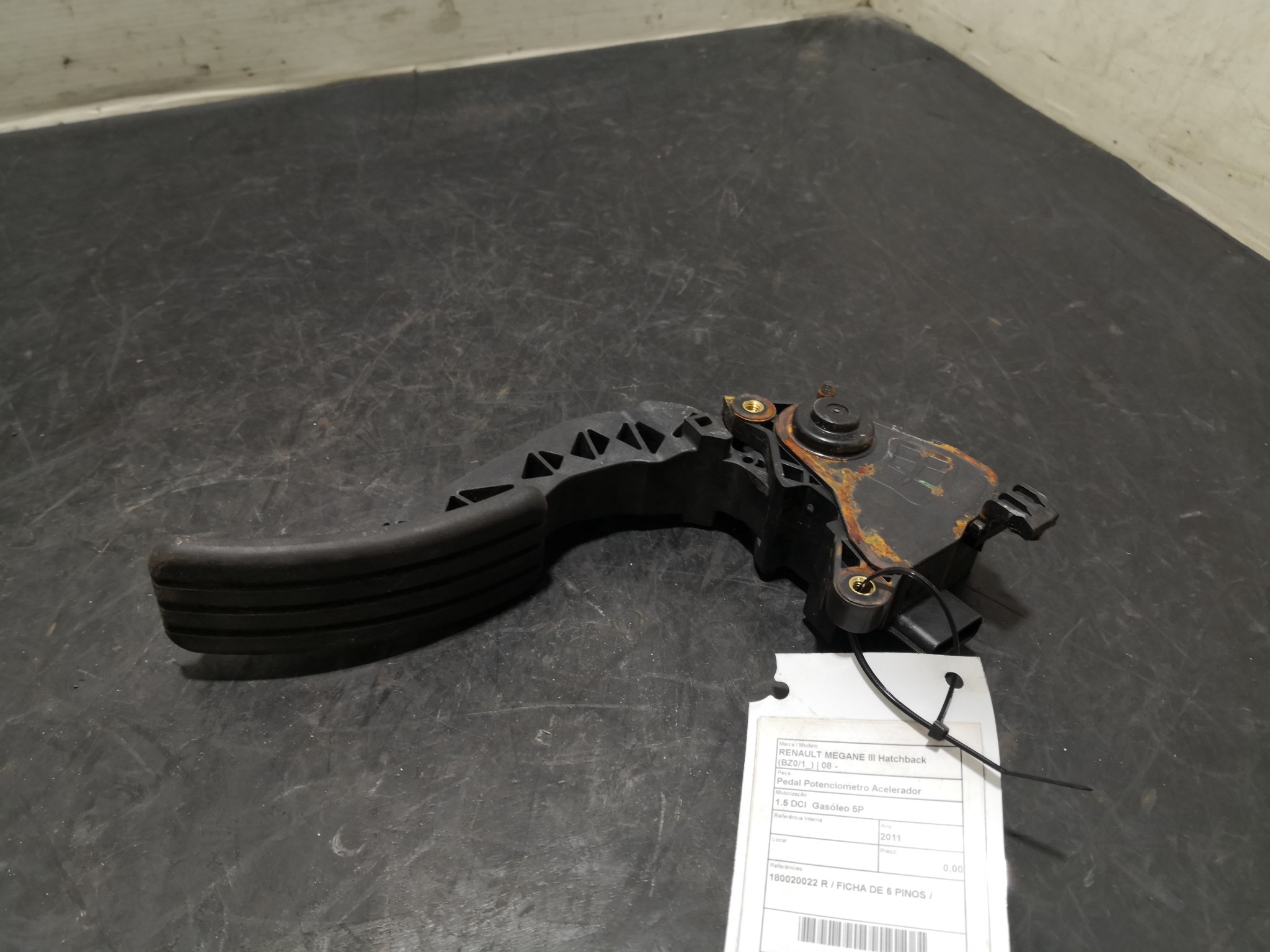 Pedal Potenciometro Acelerador RENAULT MEGANE III Hatchback (BZ0/1_) | 08 -  Imagem-2