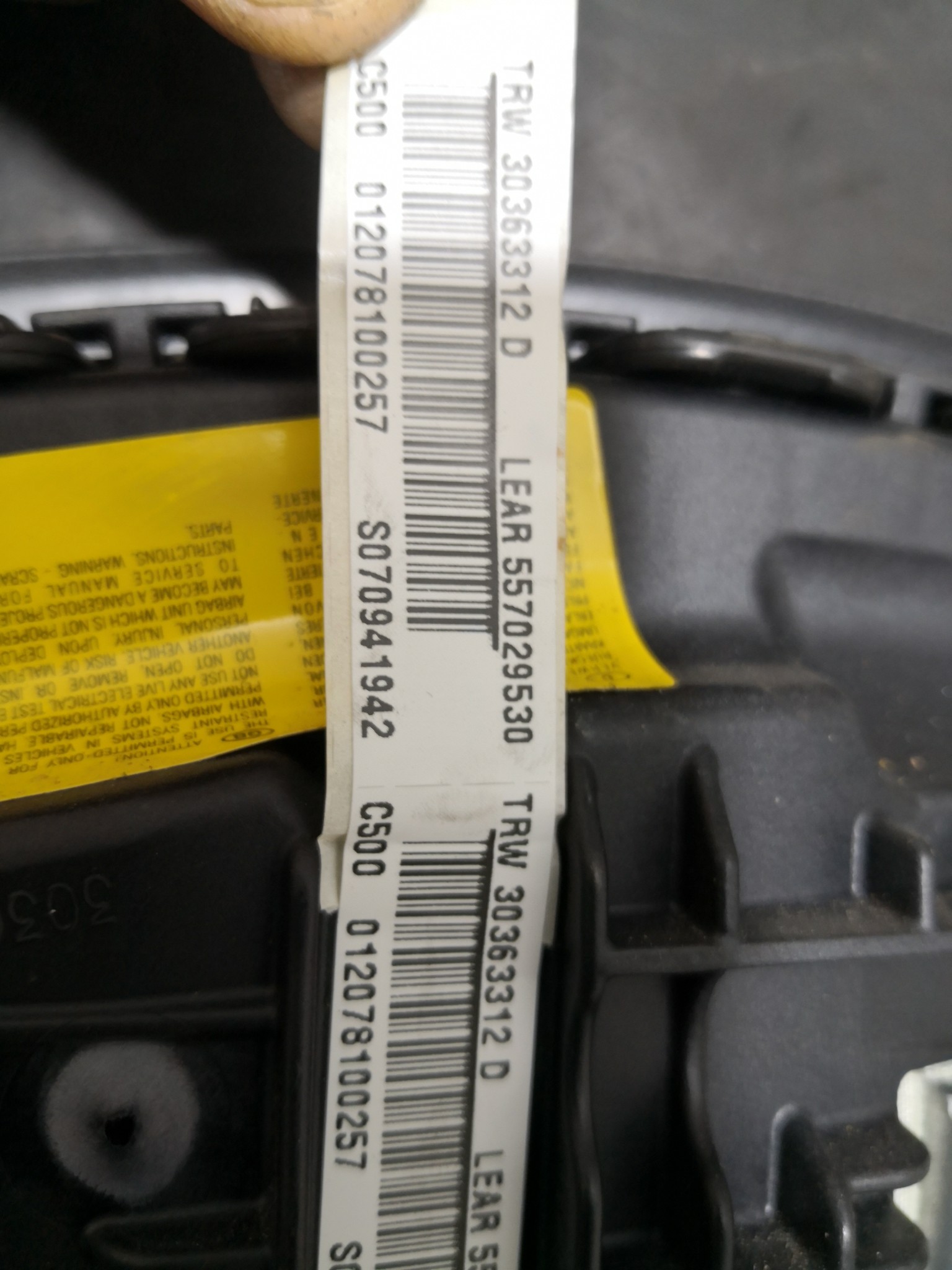 Airbag Banco Esq FIAT PUNTO EVO (199_) | 08 -  Imagem-2