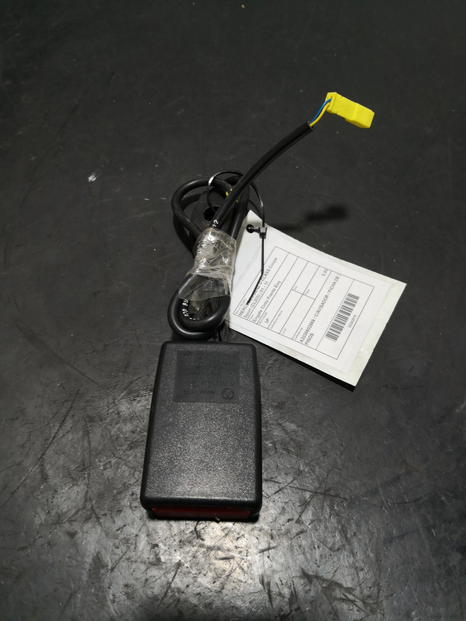 Engate Cinto Frente Esq MERCEDES-BENZ C-CLASS Coupe Sport (CL203) | 01 - 11 Imagem-2