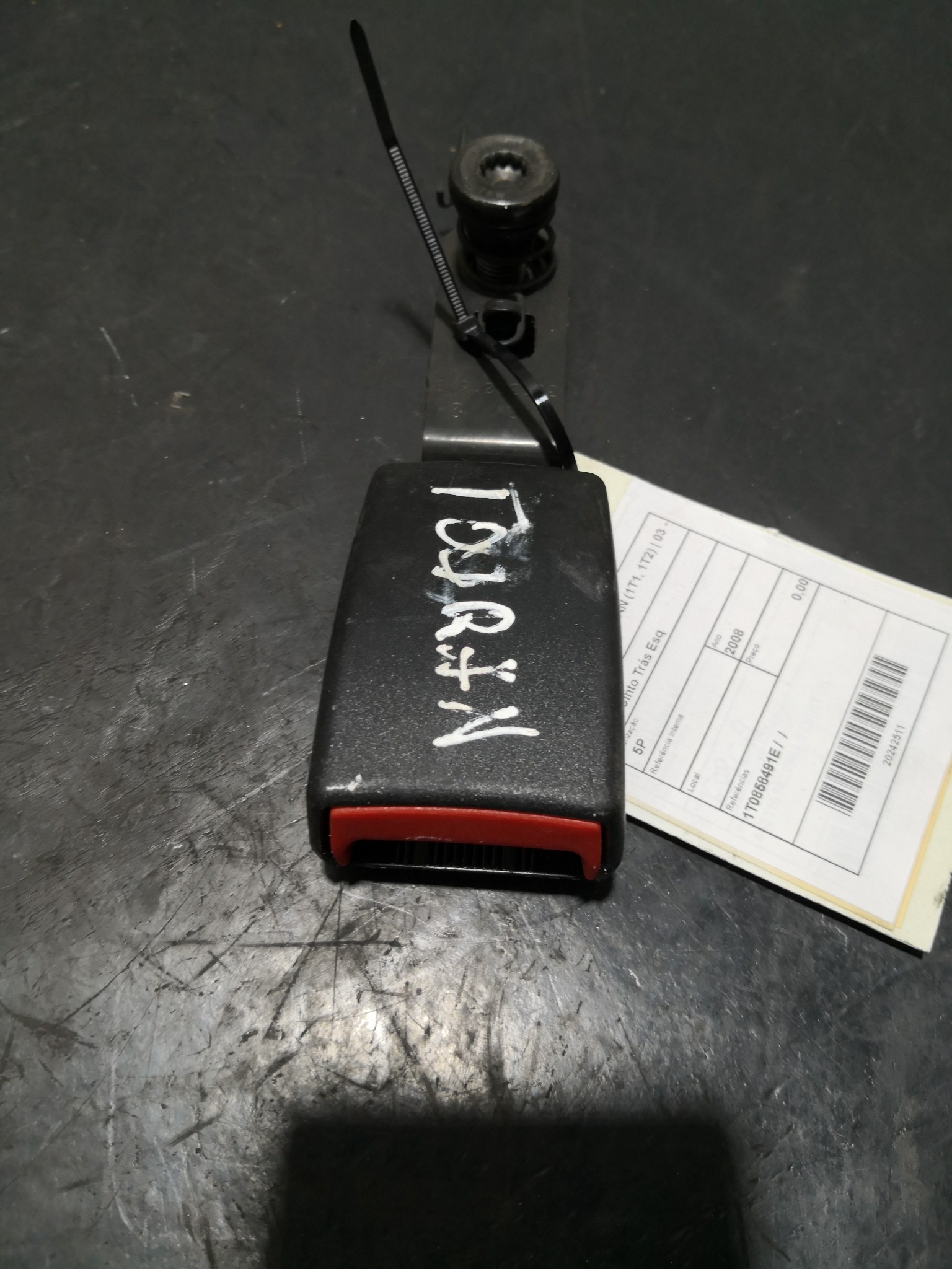 Engate Cinto Trás Esq VOLKSWAGEN TOURAN (1T1, 1T2) | 03 - 10 Imagem-1