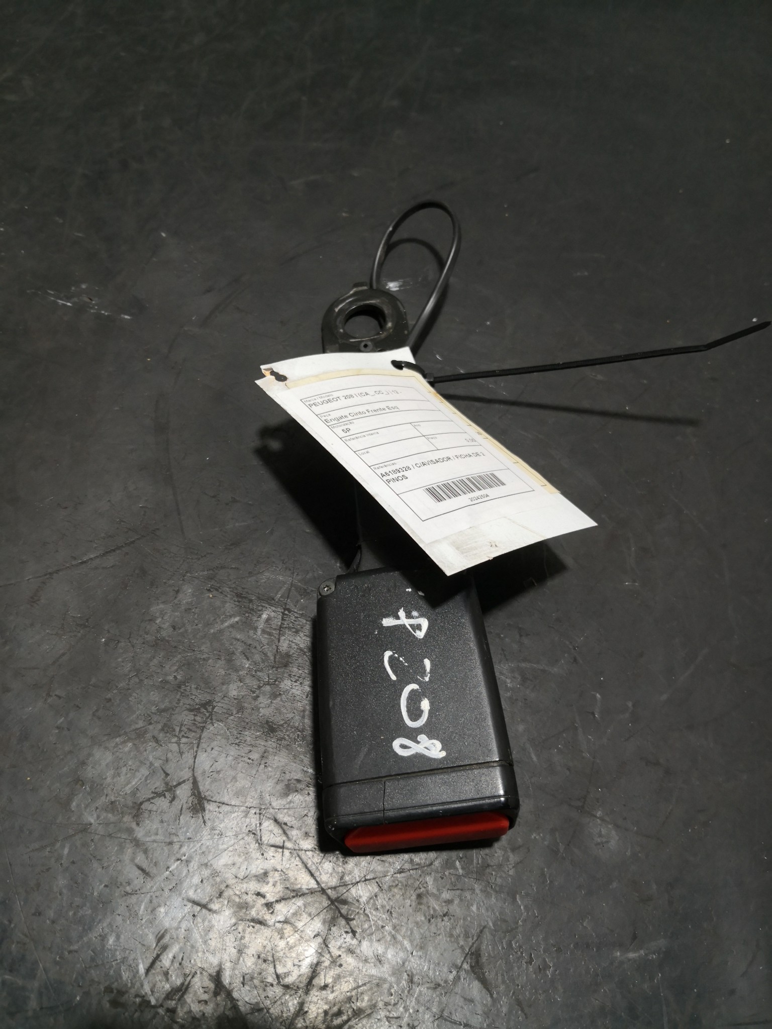 Engate Cinto Frente Esq PEUGEOT 208 I (CA_, CC_) | 12 -  Imagem-2