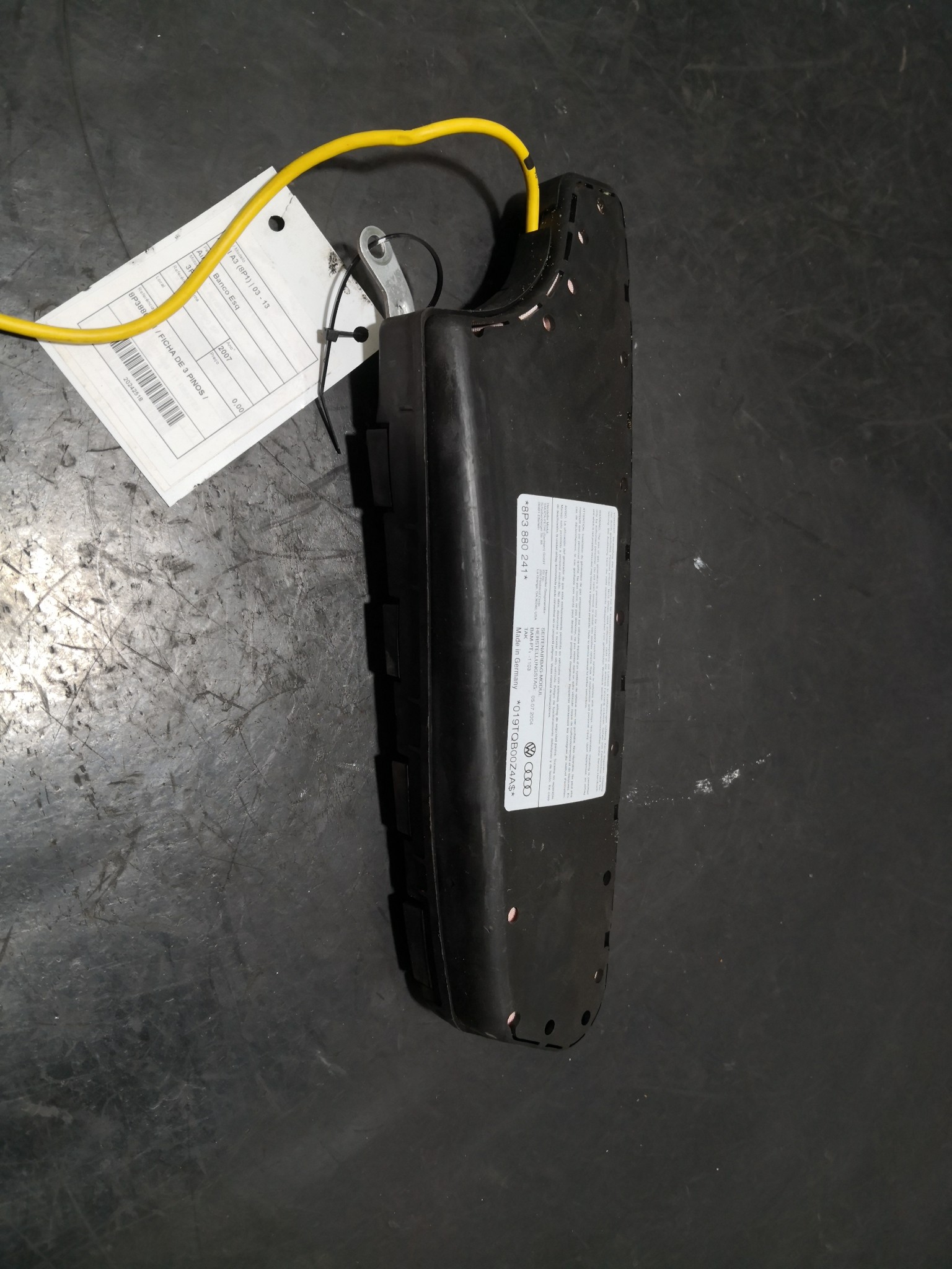 Airbag Banco Esq AUDI A3 (8P1) | 03 - 13 Imagem-1