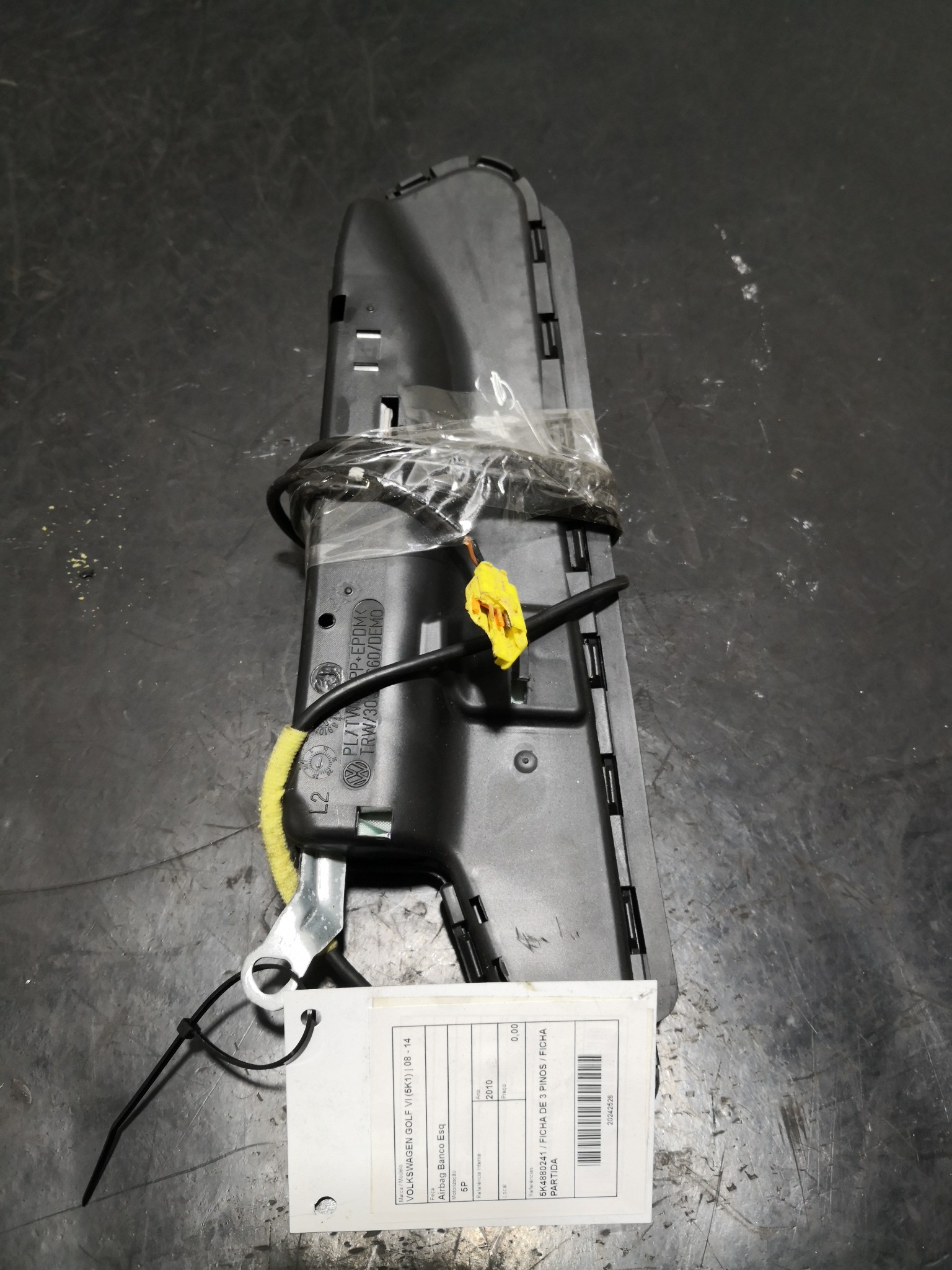 Airbag Banco Esq VOLKSWAGEN GOLF VI (5K1) | 08 - 14 Imagem-3