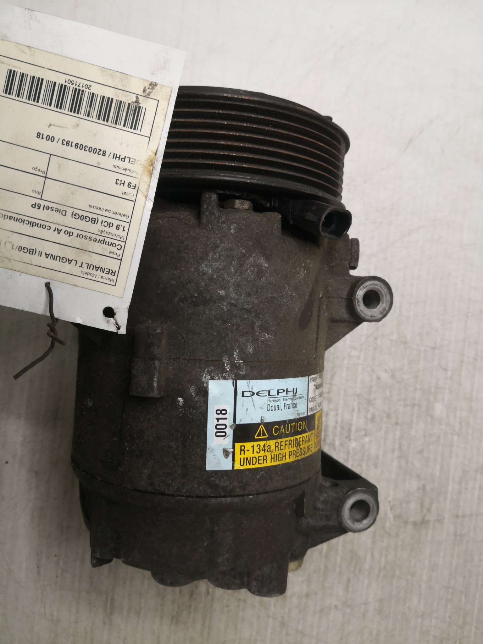Compressor do Ar condicionado RENAULT - ID S_31500