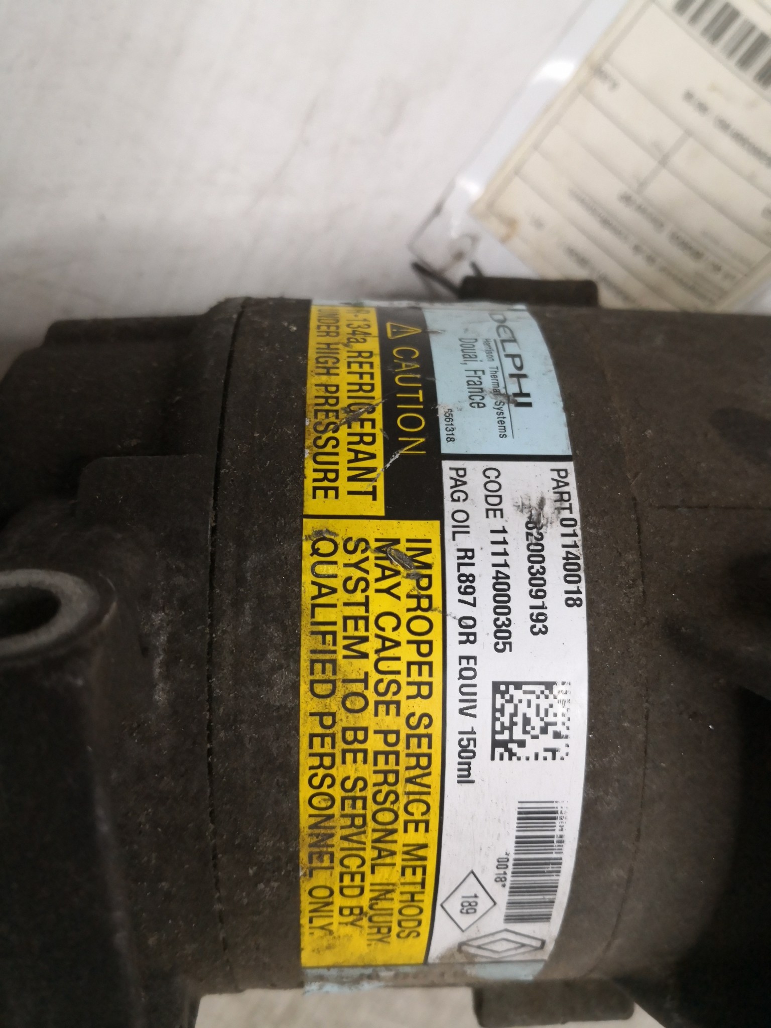 Compressor do Ar condicionado RENAULT LAGUNA II (BG0/1_) | 01 - 07 Imagem-1