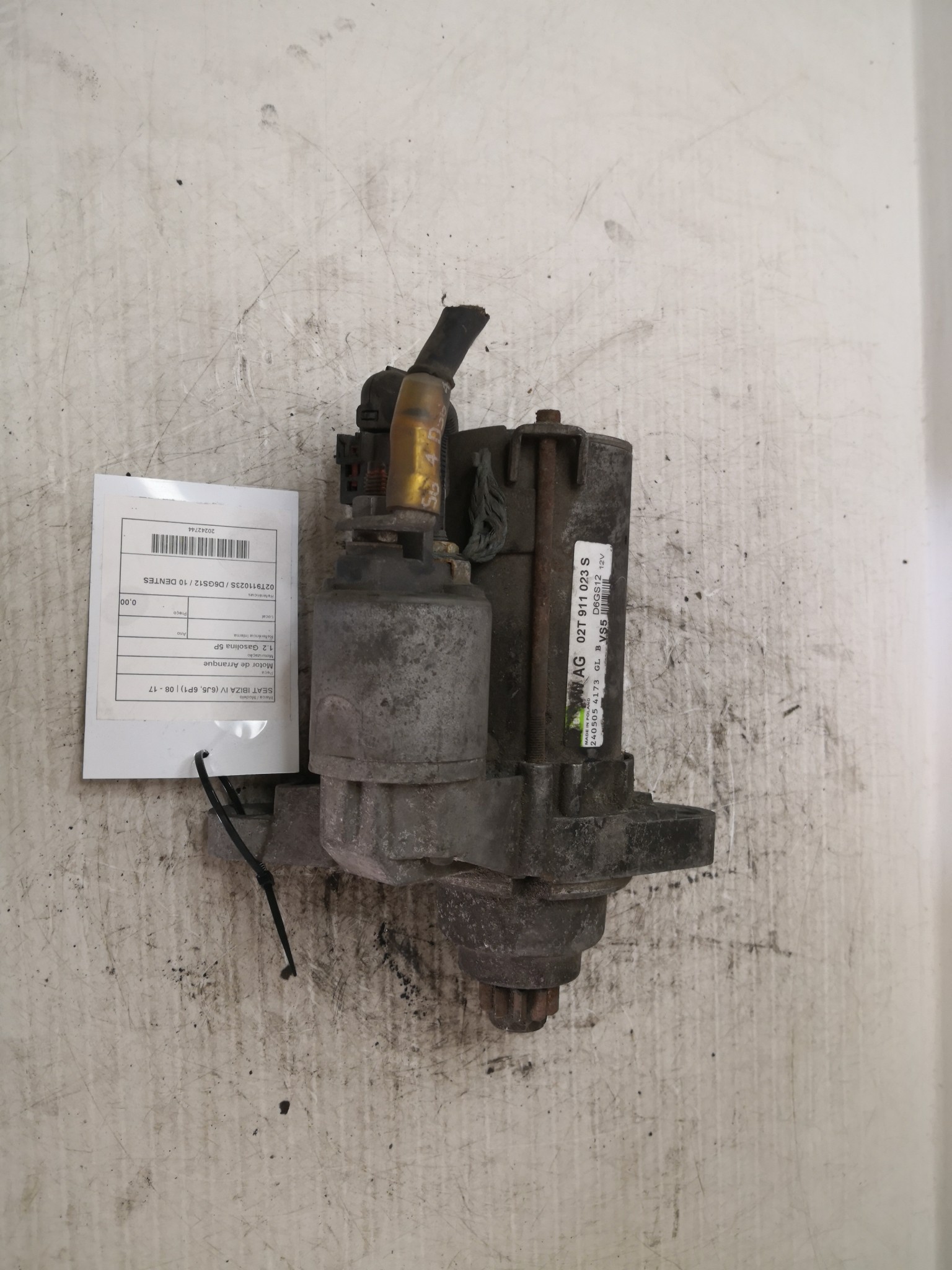 Motor de Arranque SEAT - ID S_102743