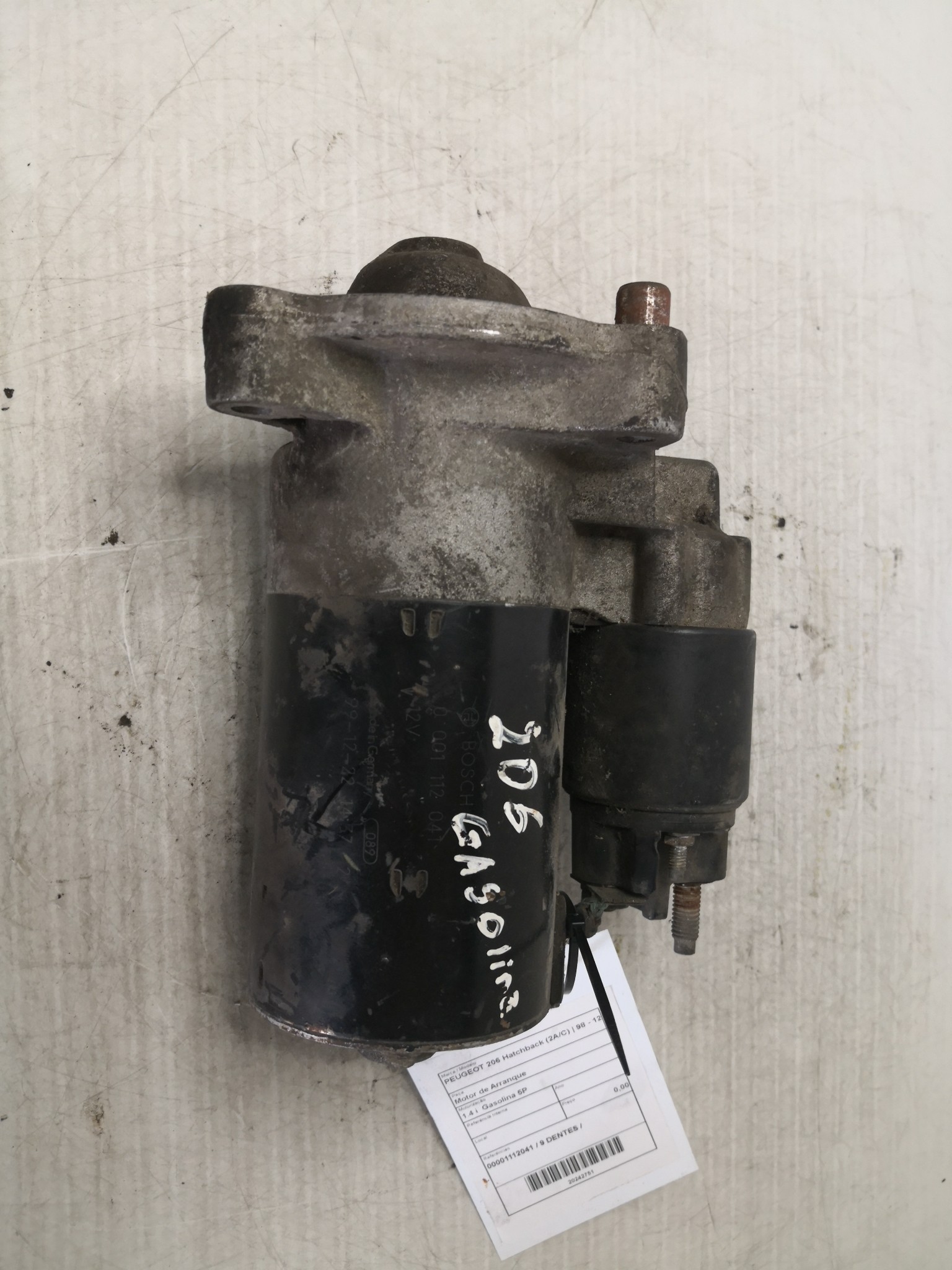 Motor de Arranque PEUGEOT - ID S_102750