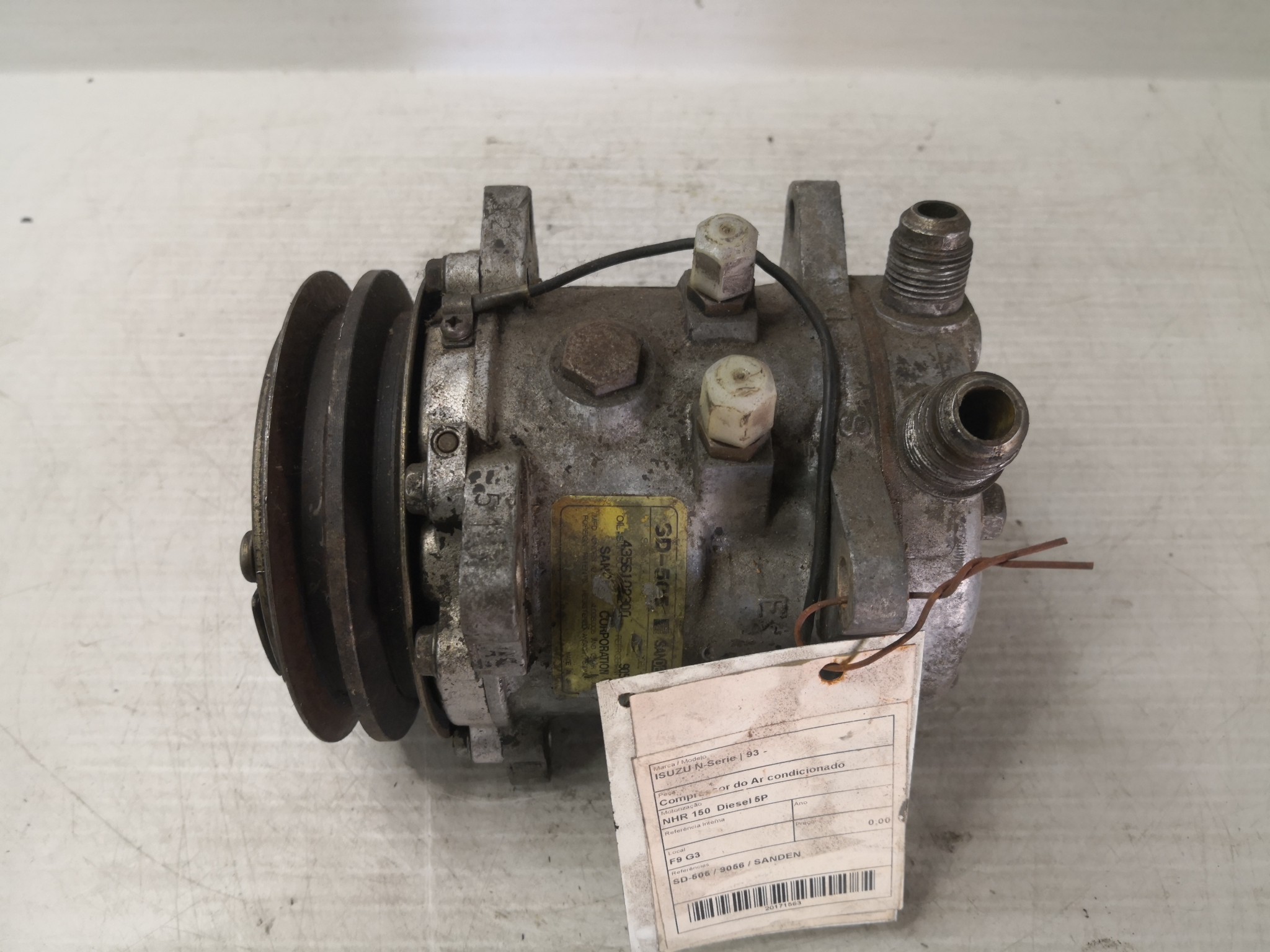 Compressor do Ar condicionado ISUZU - ID S_31562