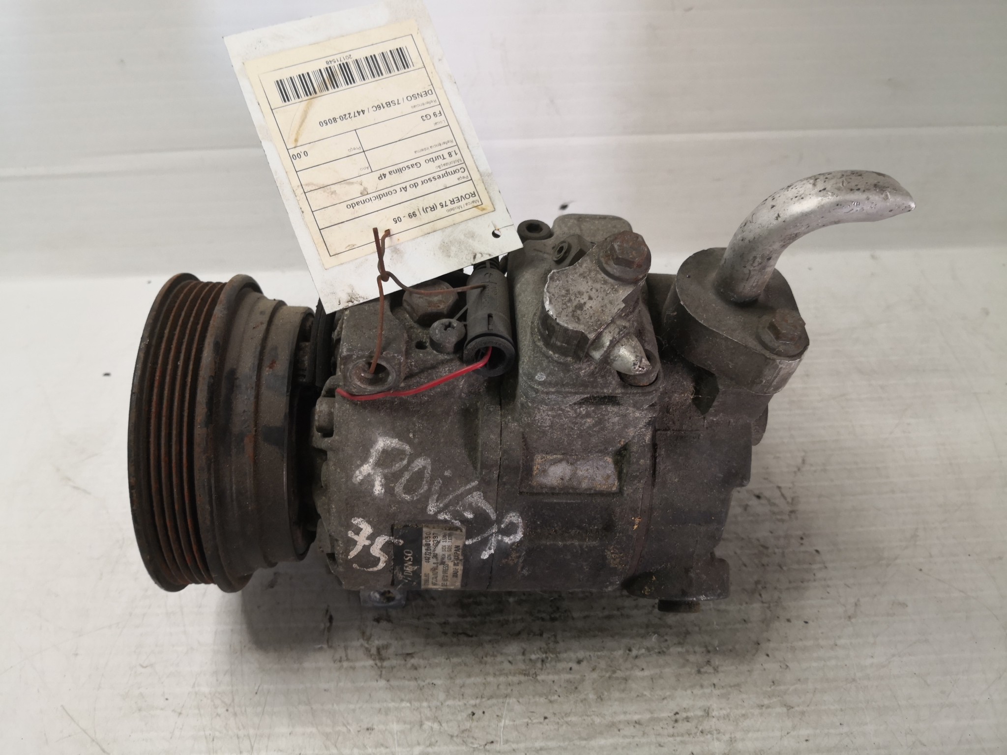 Compressor do Ar condicionado ROVER - ID S_31547