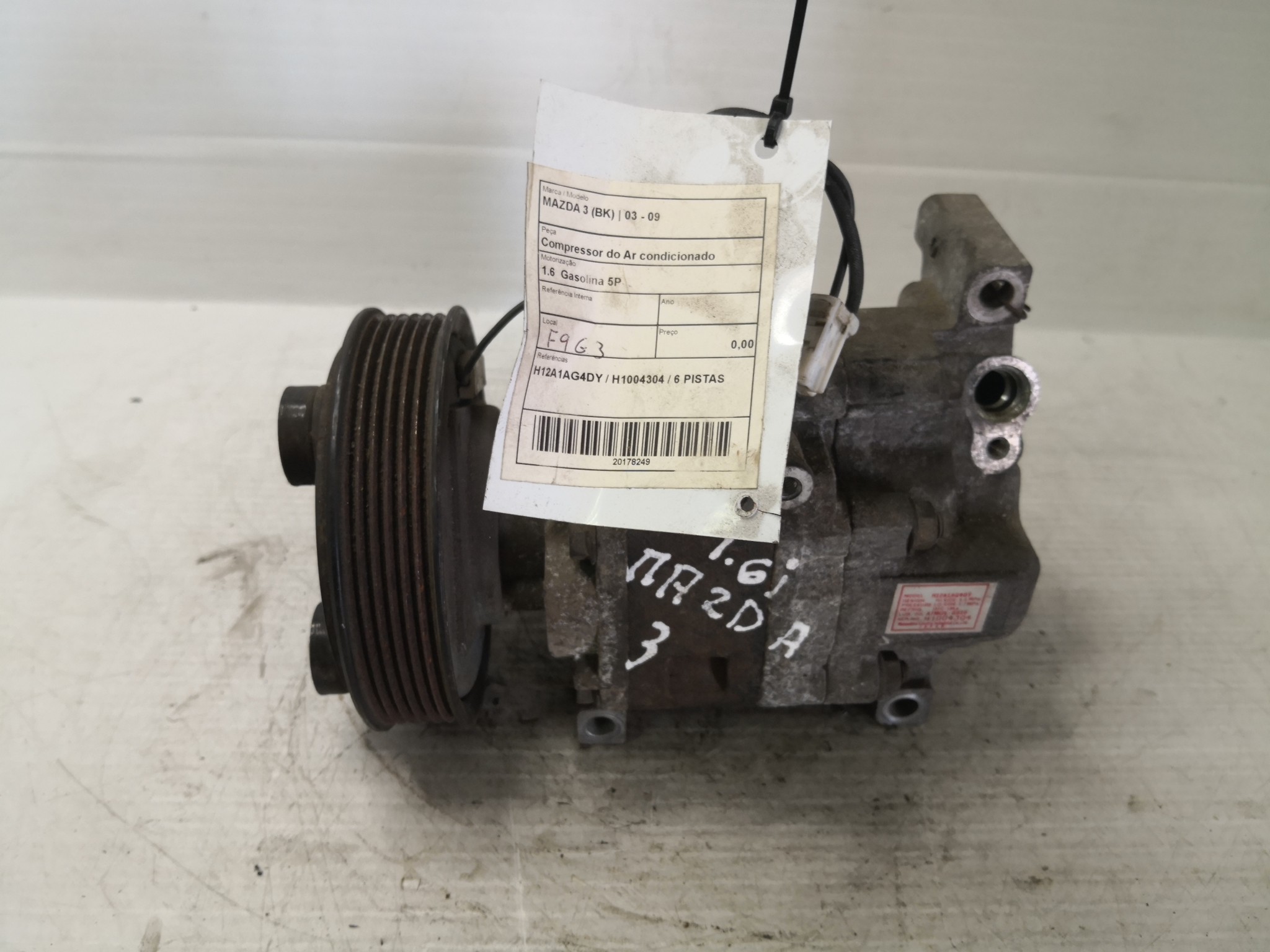 Compressor do Ar condicionado MAZDA - ID S_38248