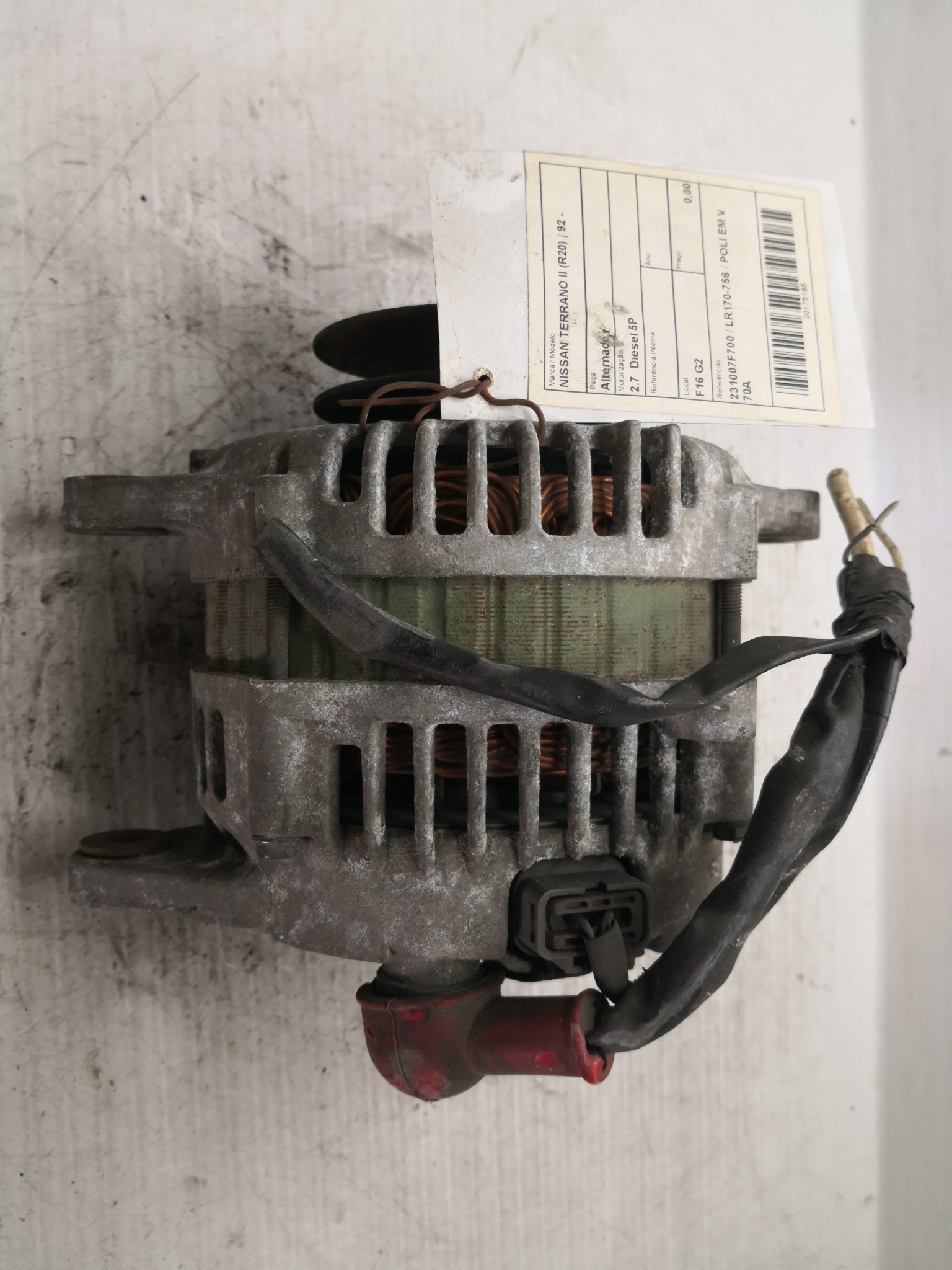 Alternador NISSAN - ID S_35184
