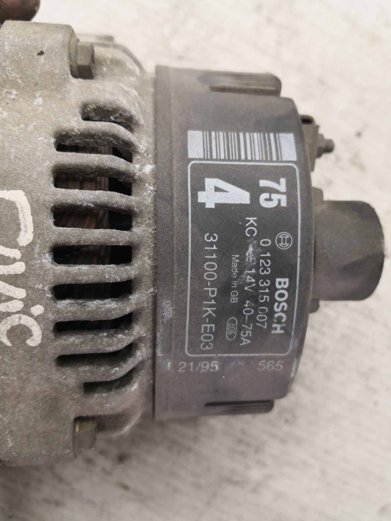 Alternador HONDA CIVIC VI Hatchback (EJ, EK) | 95 - 01 Imagem-2