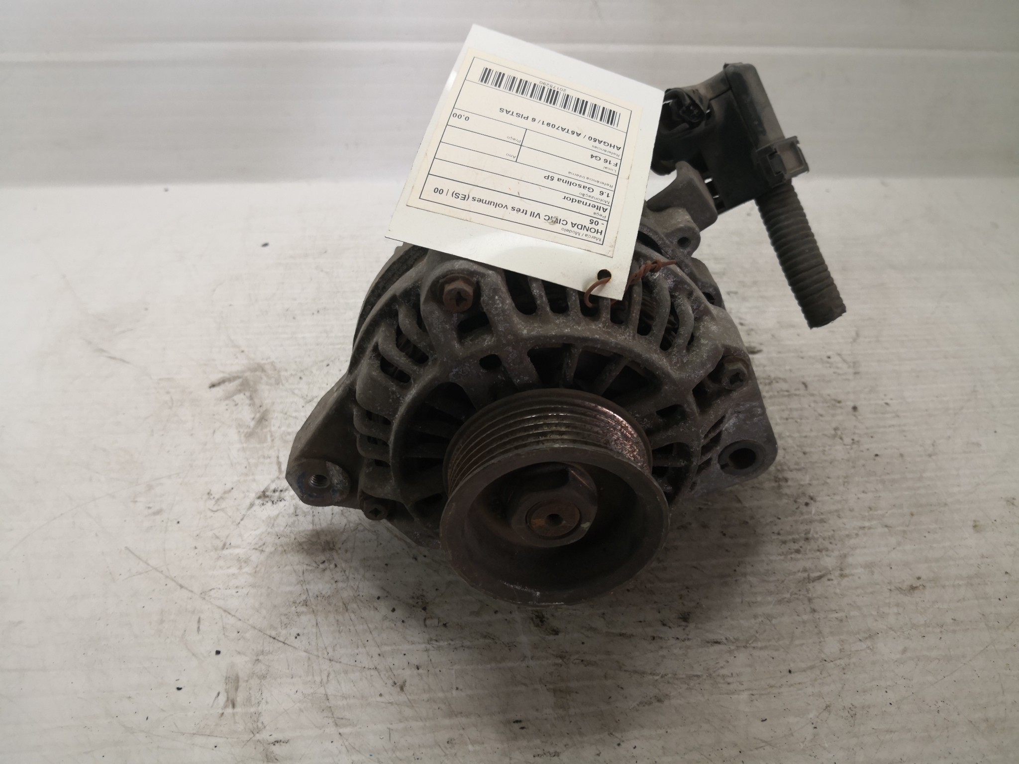 Alternador HONDA - ID S_35289