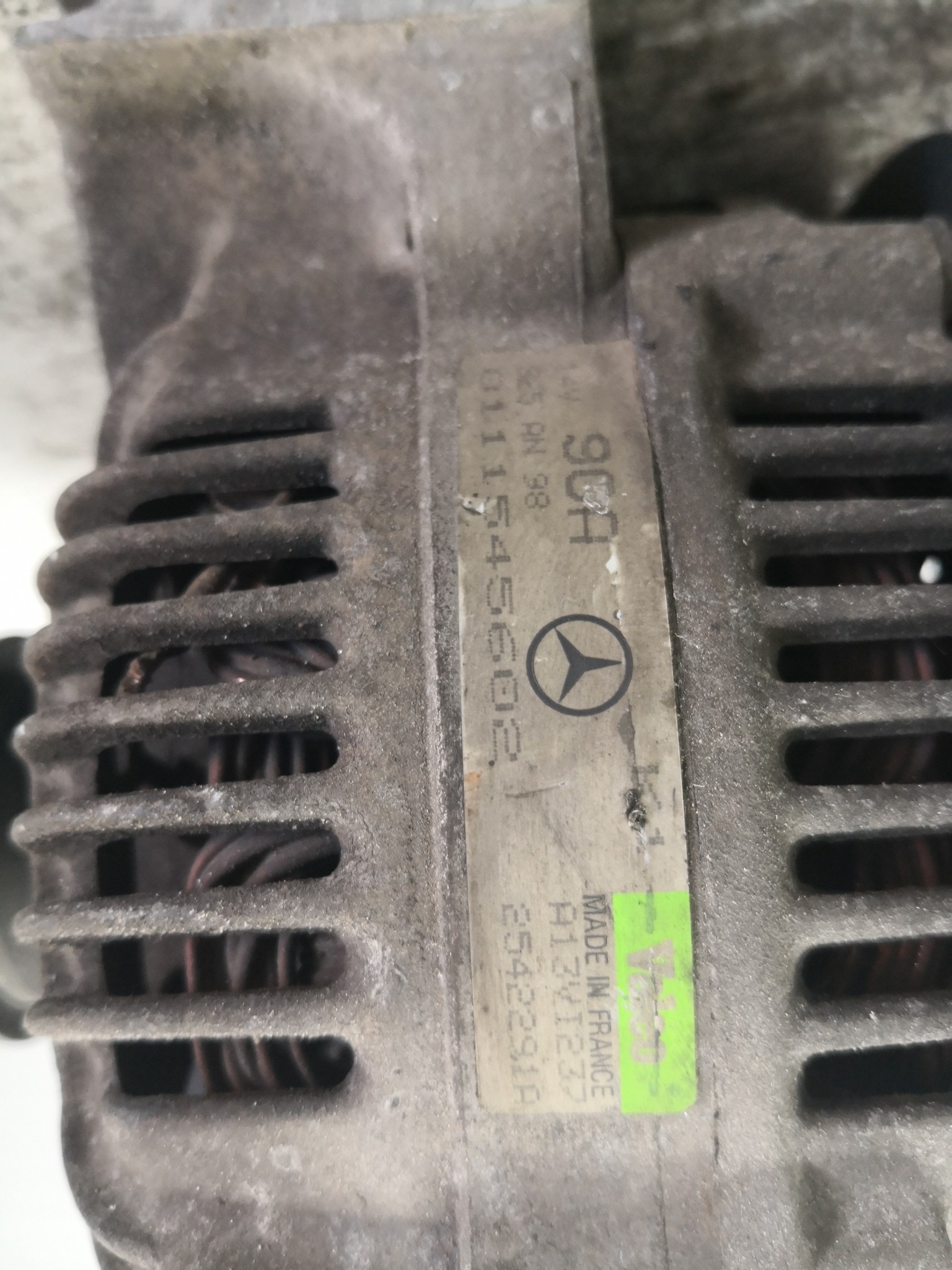 Alternador MERCEDES-BENZ A-CLASS (W168) | 97 - 05 Imagem-2