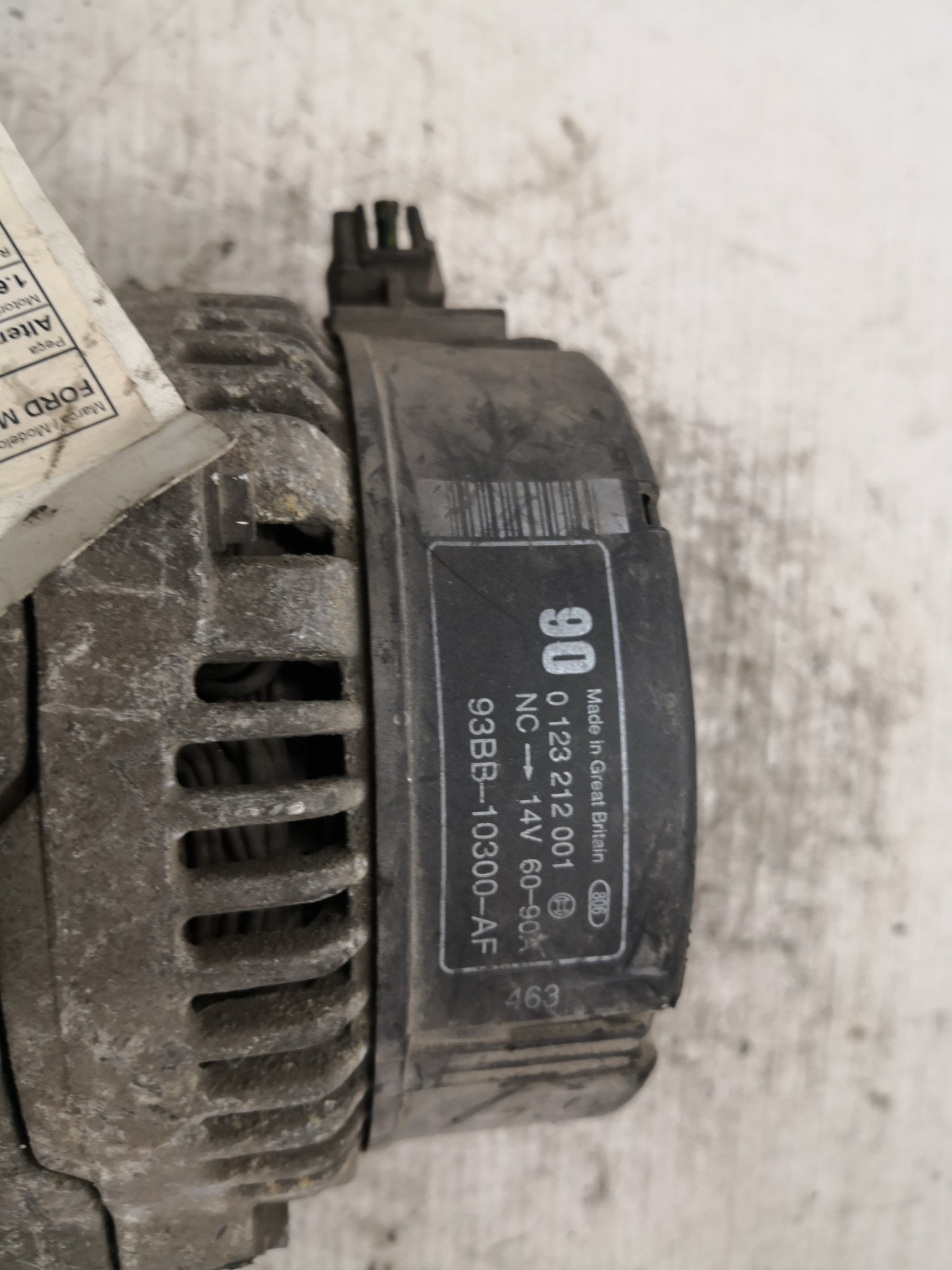 Alternador FORD MONDEO I (GBP) | 93 - 96 Imagem-1