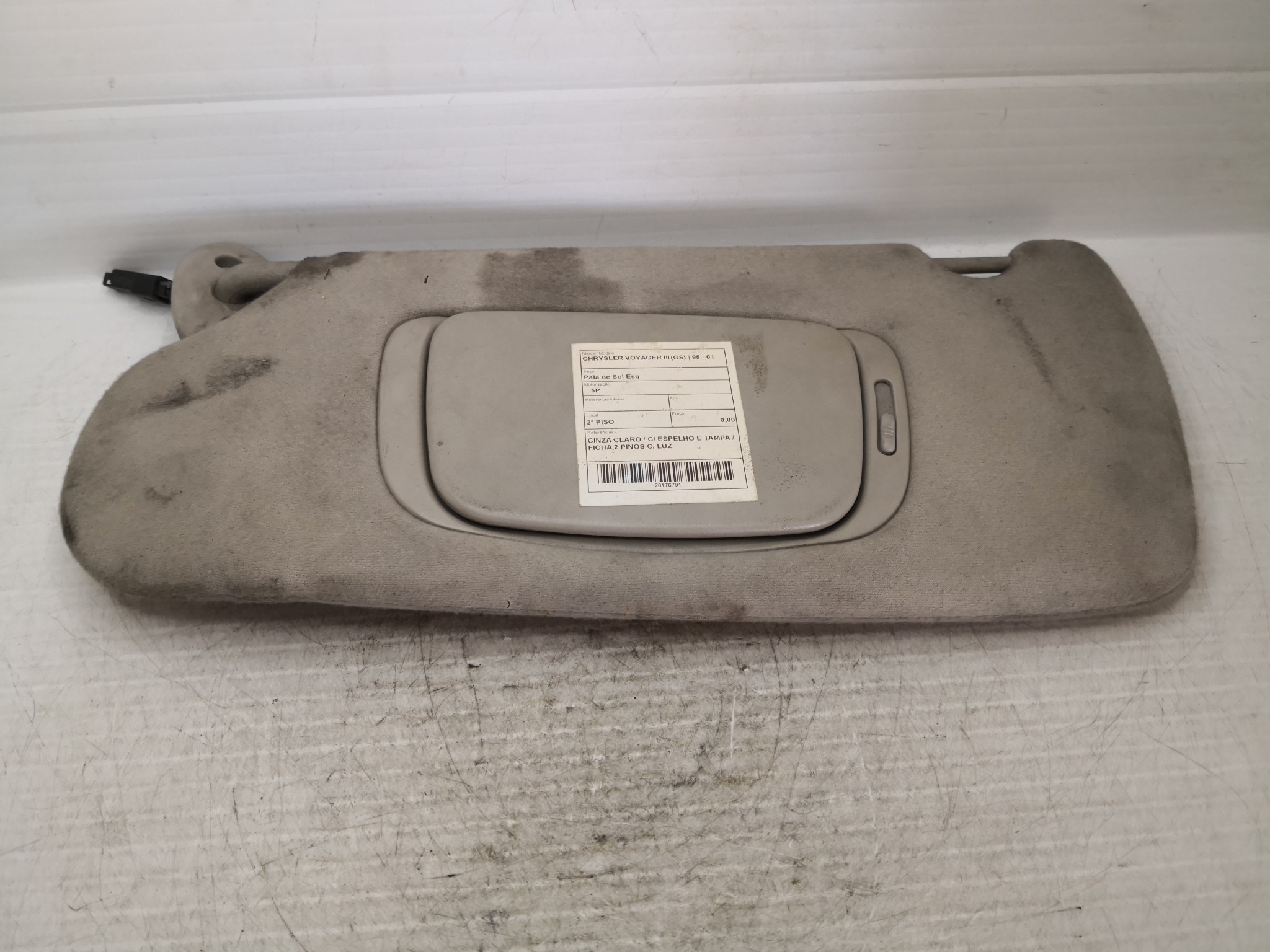 Pala de Sol Esq CHRYSLER - ID S_36790