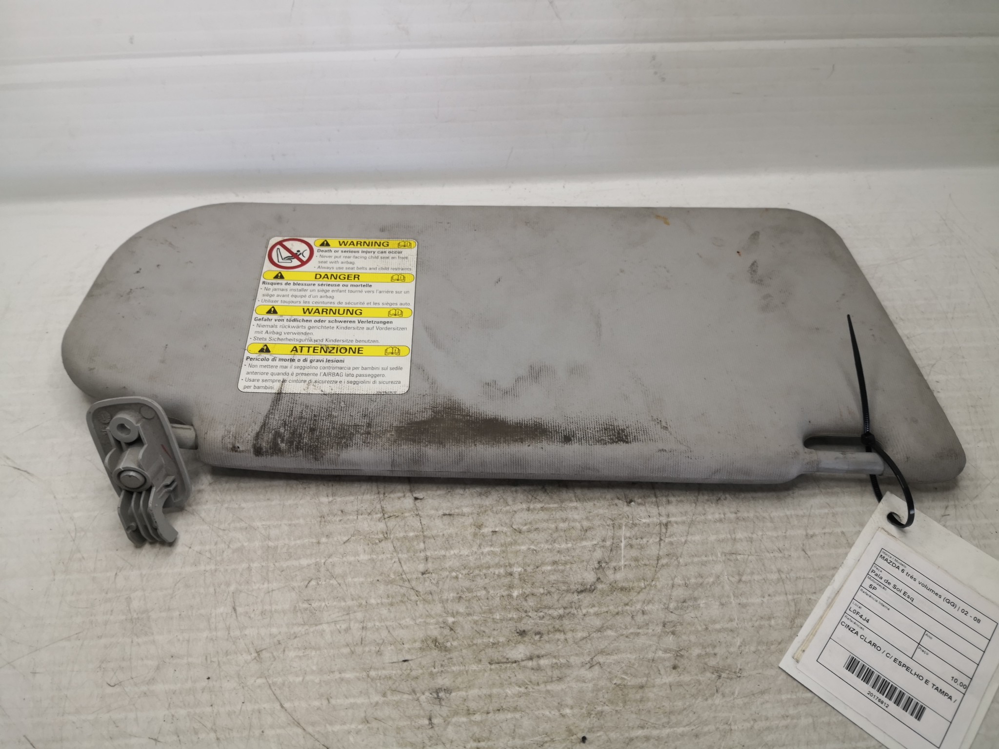 Pala de Sol Esq MAZDA - ID S_36811