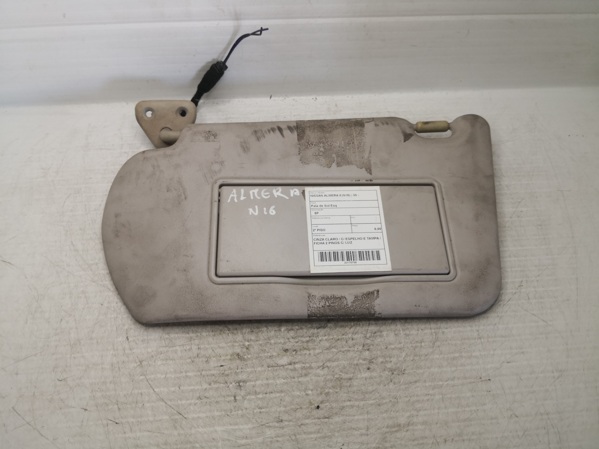 Pala de Sol Esq NISSAN - ID S_36797