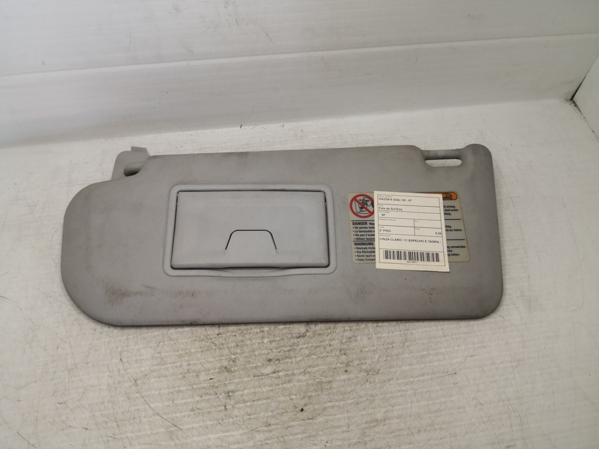 Pala de Sol Esq MAZDA - ID S_36810