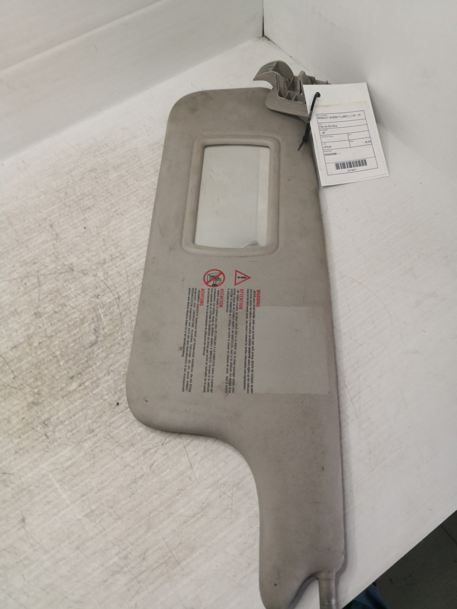 Pala de Sol Esq RENAULT SCÉNIC II (JM0/1_) | 03 - 10 Imagem-2