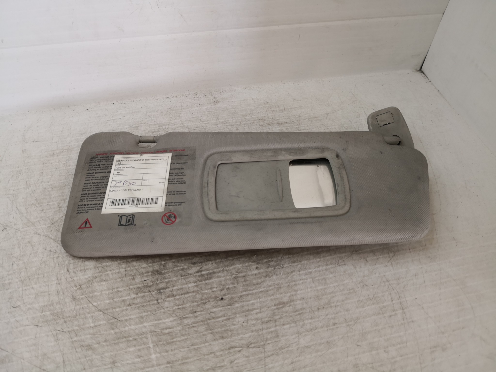 Pala de Sol Dto RENAULT - ID S_37939