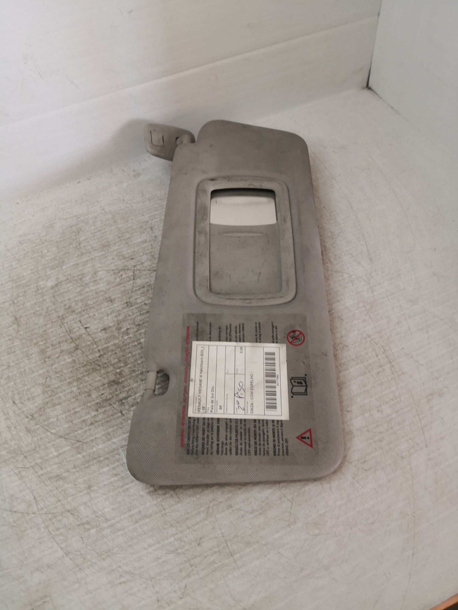 Pala de Sol Dto RENAULT MEGANE III Hatchback (BZ0/1_) | 08 -  Imagem-1