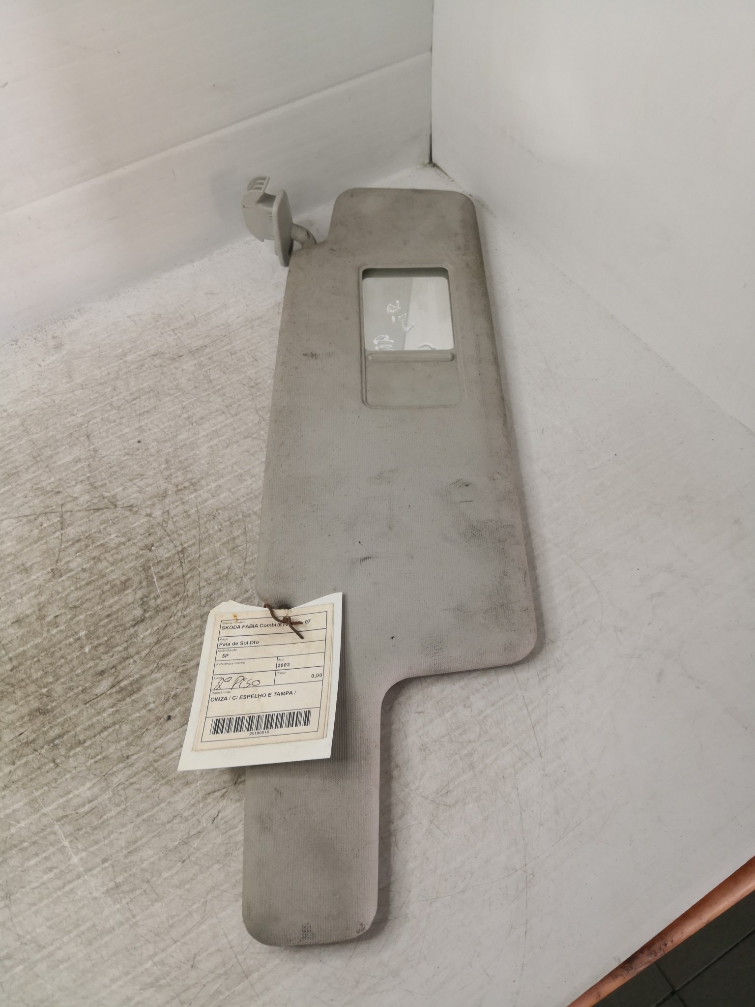 Pala de Sol Dto SKODA FABIA I Combi (6Y5) | 00 - 07 Imagem-3