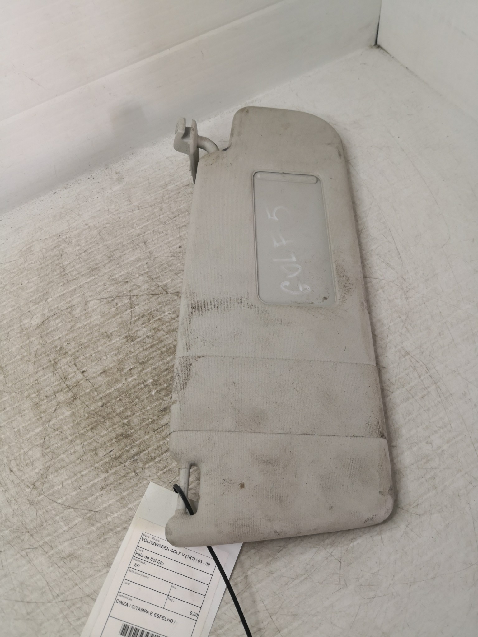 Pala de Sol Dto VOLKSWAGEN GOLF V (1K1) | 03 - 09 Imagem-2