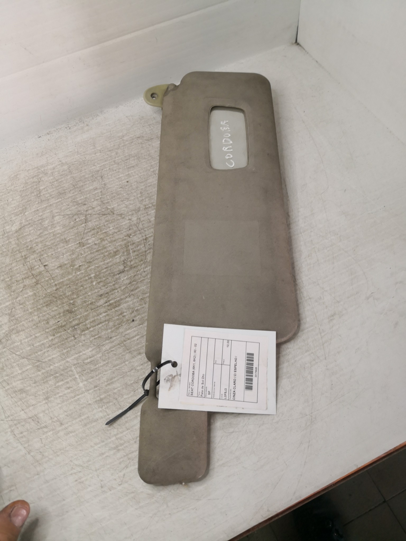 Pala de Sol Dto SEAT CORDOBA (6K1, 6K2) | 93 - 02 Imagem-1