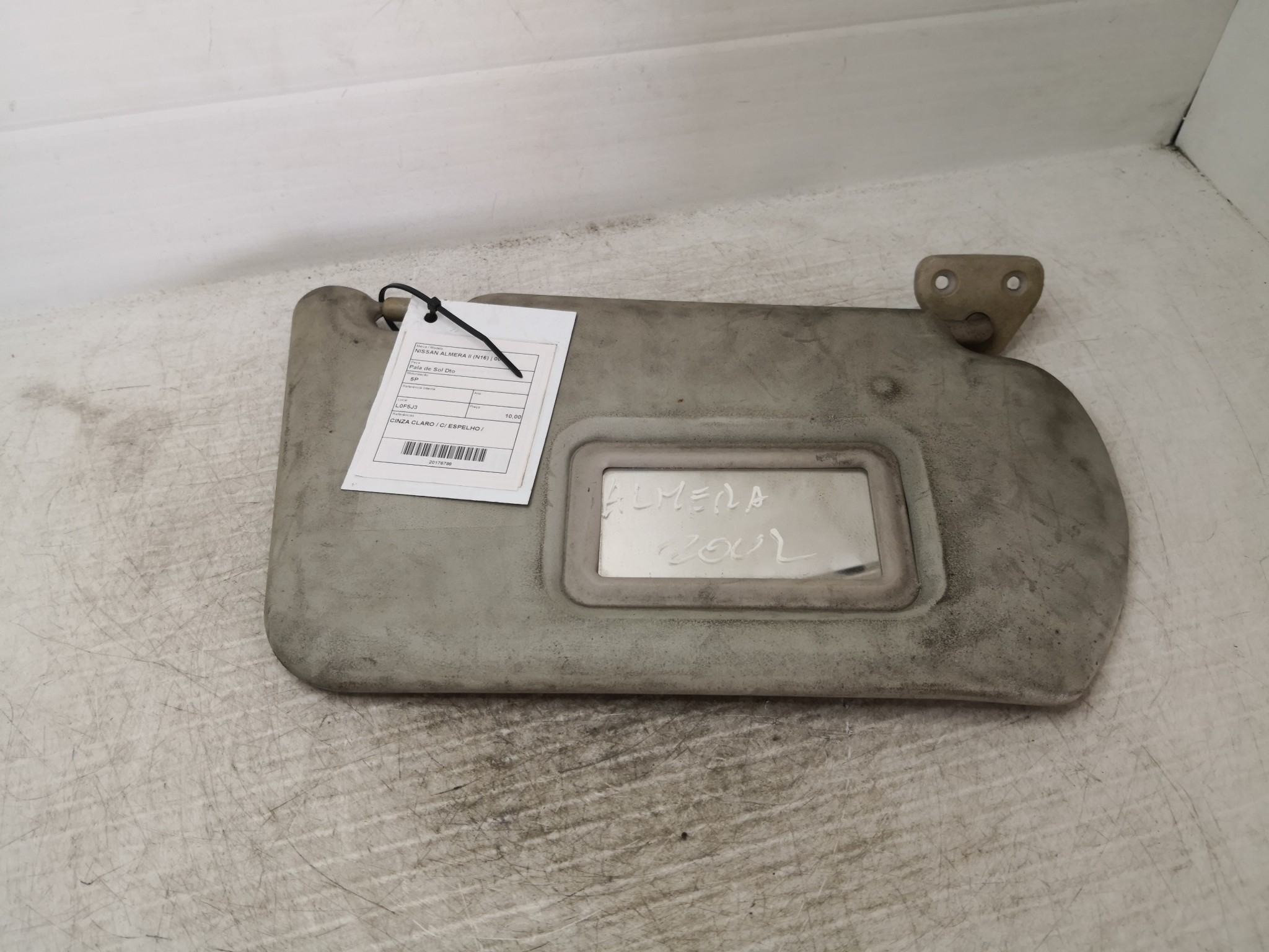 Pala de Sol Dto NISSAN - ID S_36798