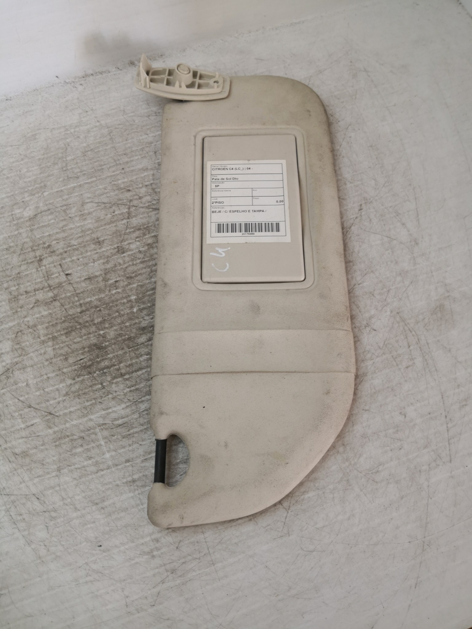 Pala de Sol Dto CITROEN - ID S_36988