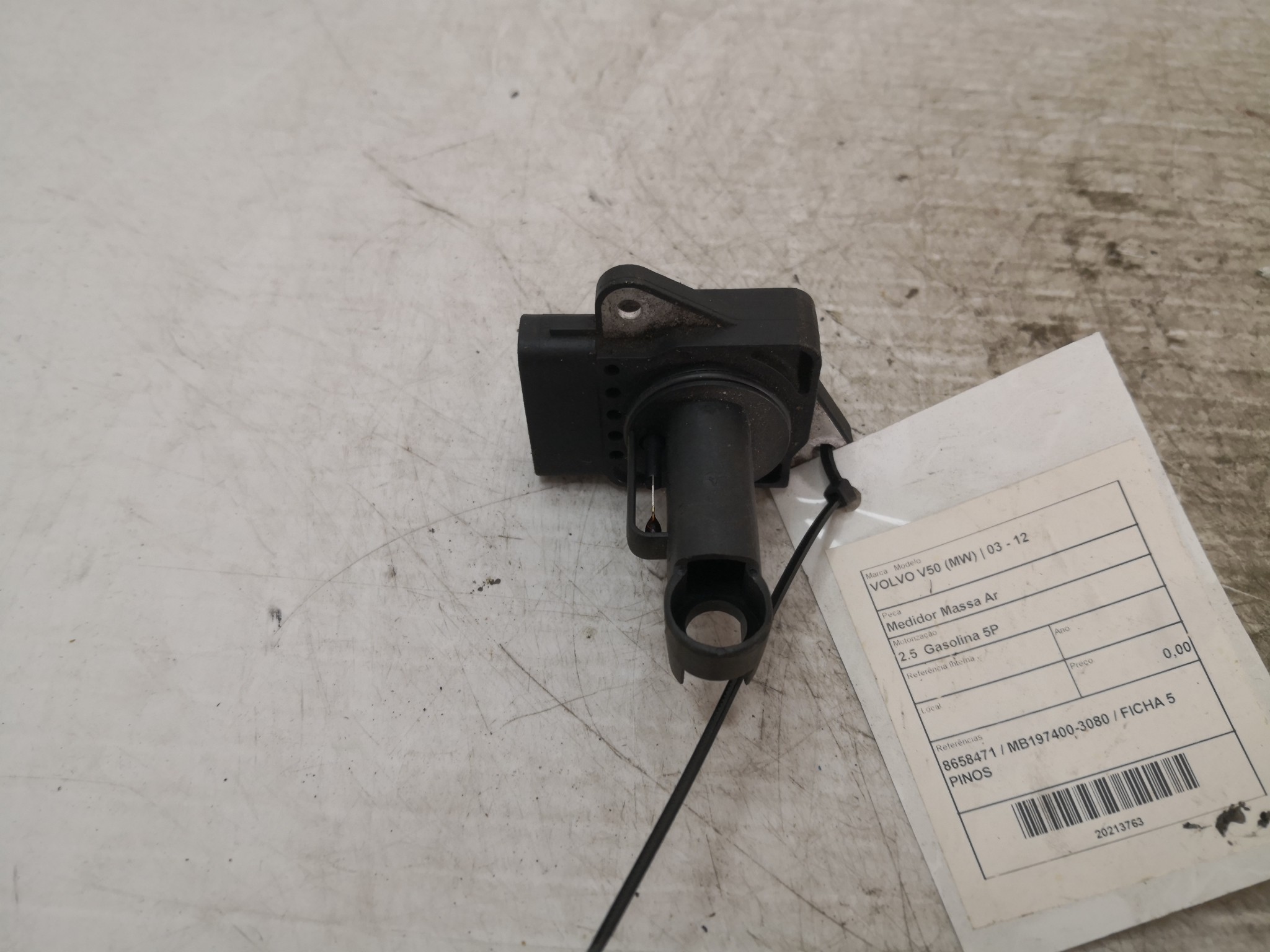 Medidor Massa Ar VOLVO V50 (545) | 03 - 12 Imagem-2