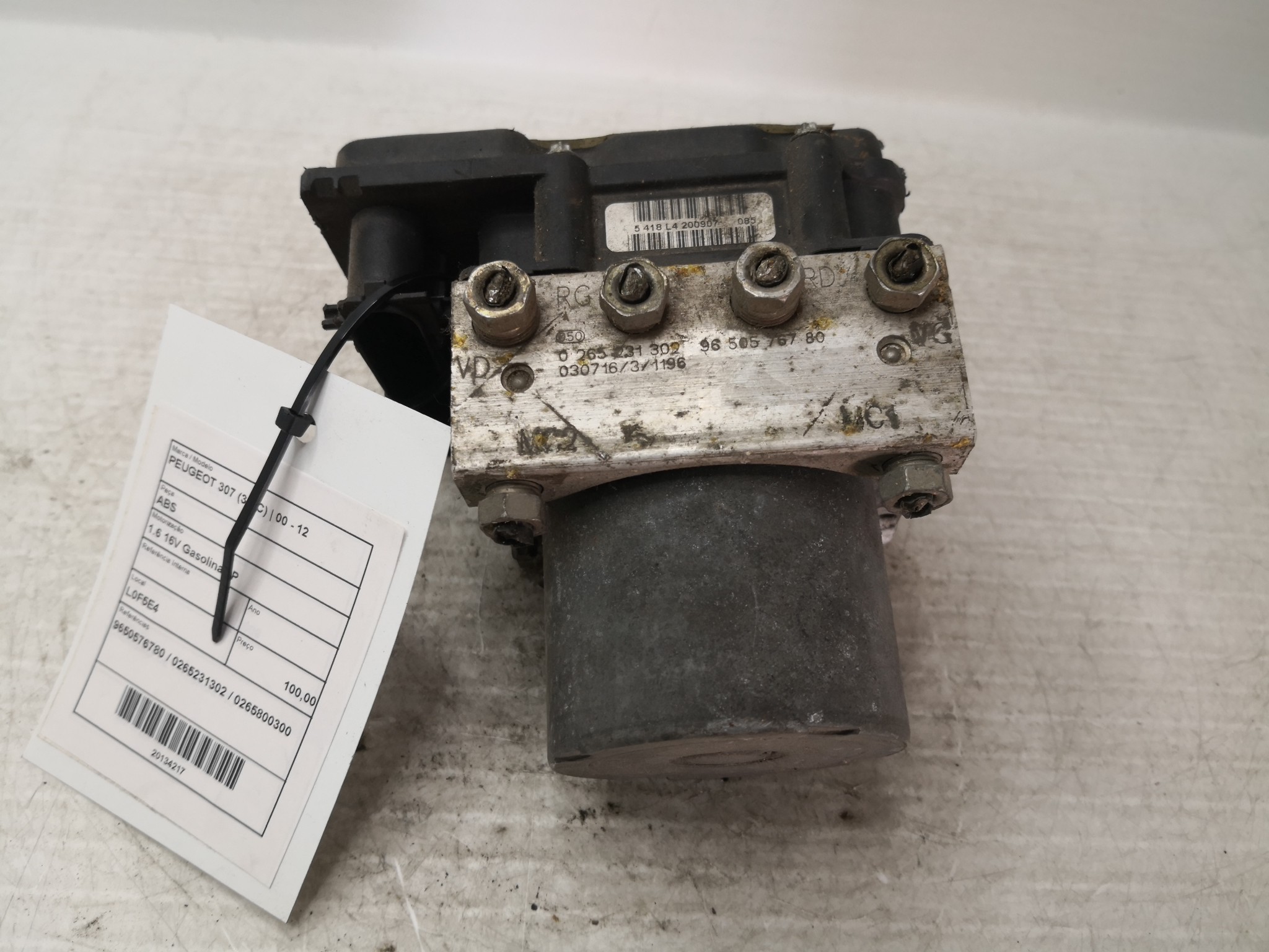 ABS PEUGEOT - ID S_24216