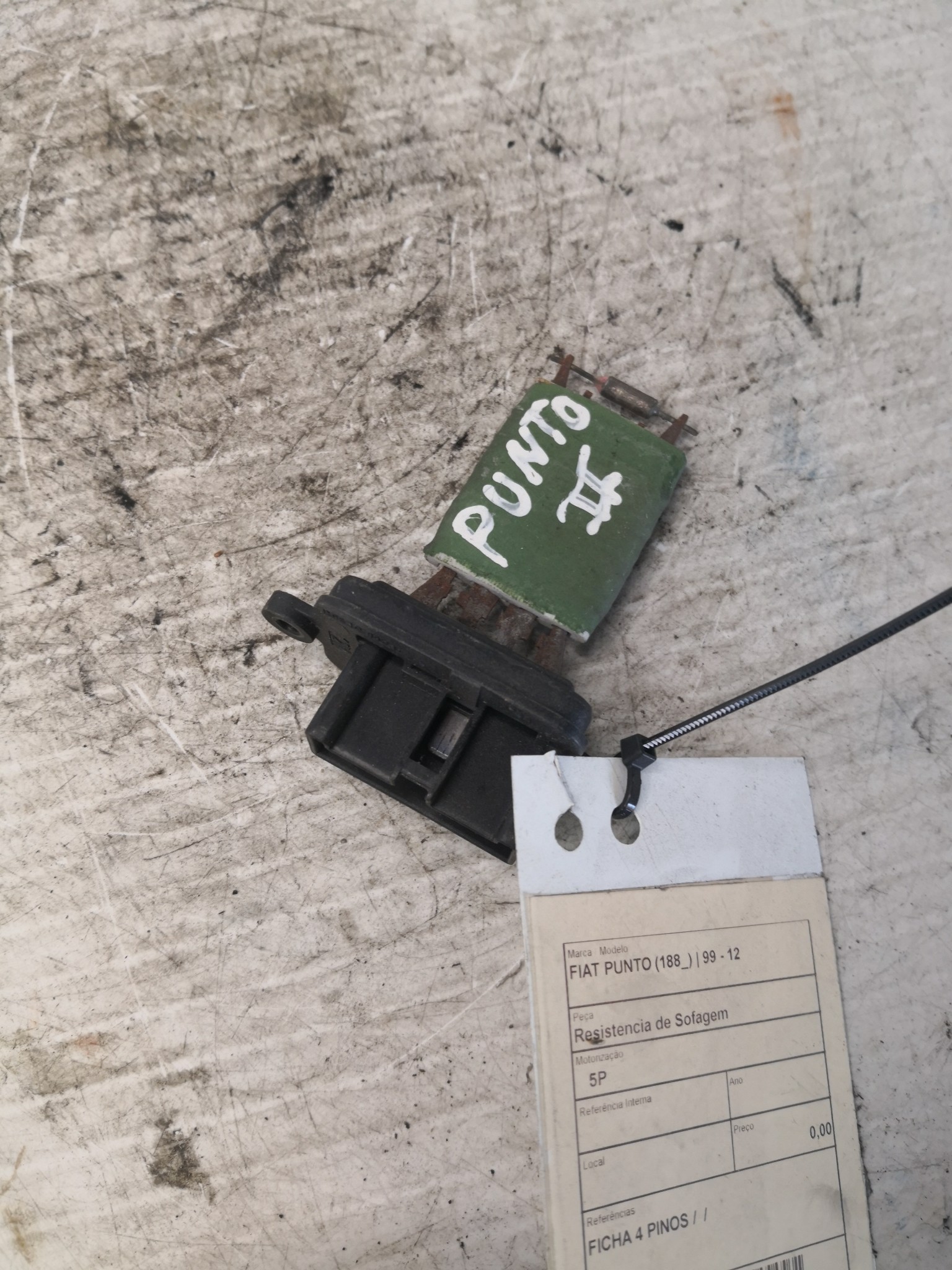 Resistencia de Sofagem FIAT - ID S_67098