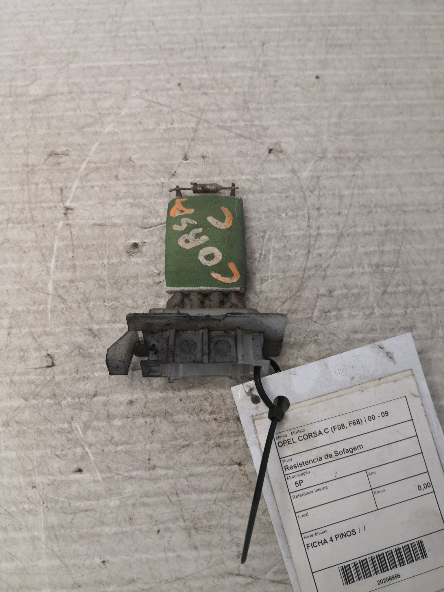 Resistencia de Sofagem OPEL - ID S_66955