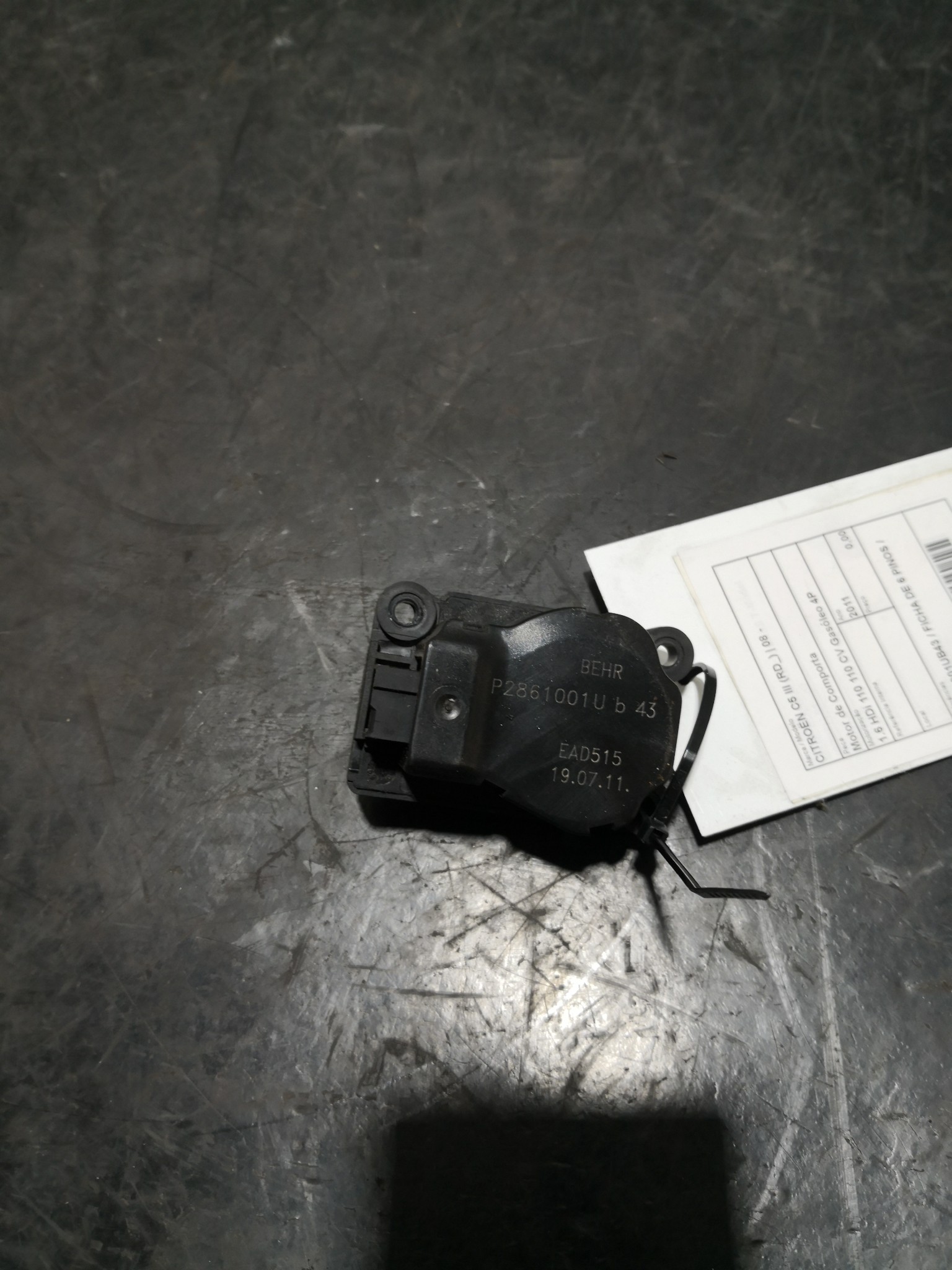 Motor de Comporta CITROEN C5 III (RD_) | 08 -  Imagem-3