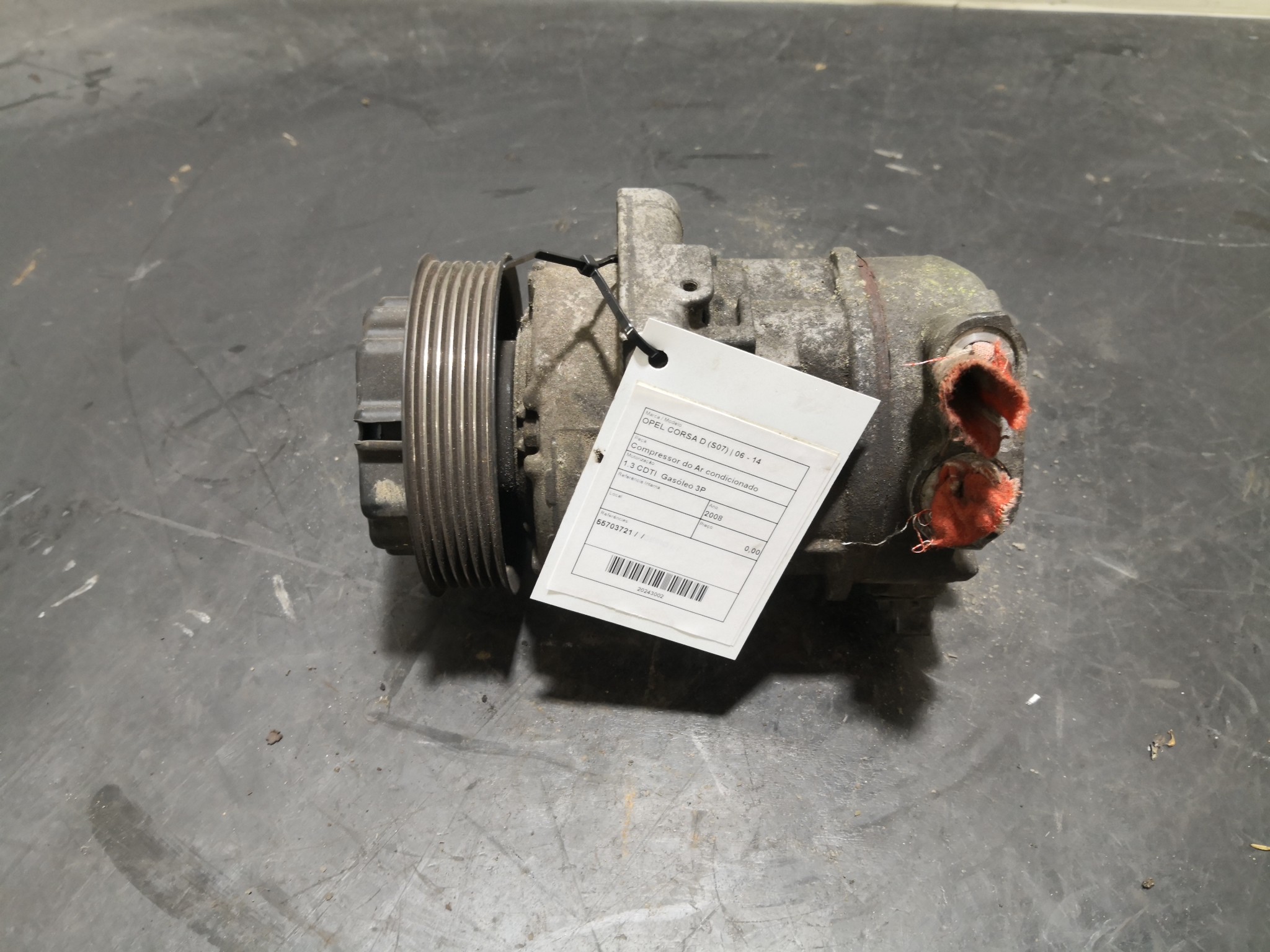 Compressor do Ar condicionado OPEL - ID S_103001