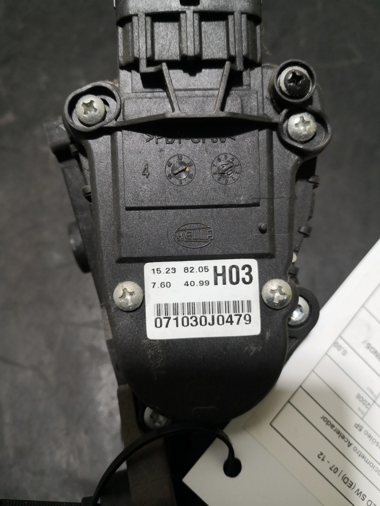 Pedal Potenciometro Acelerador KIA - ID S_103330