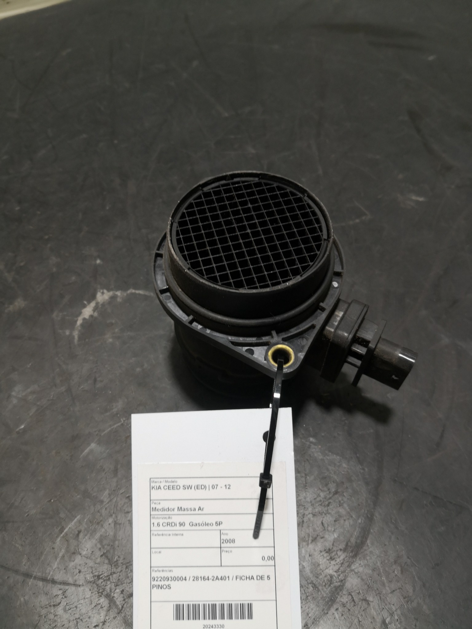 Medidor Massa Ar KIA - ID S_103329