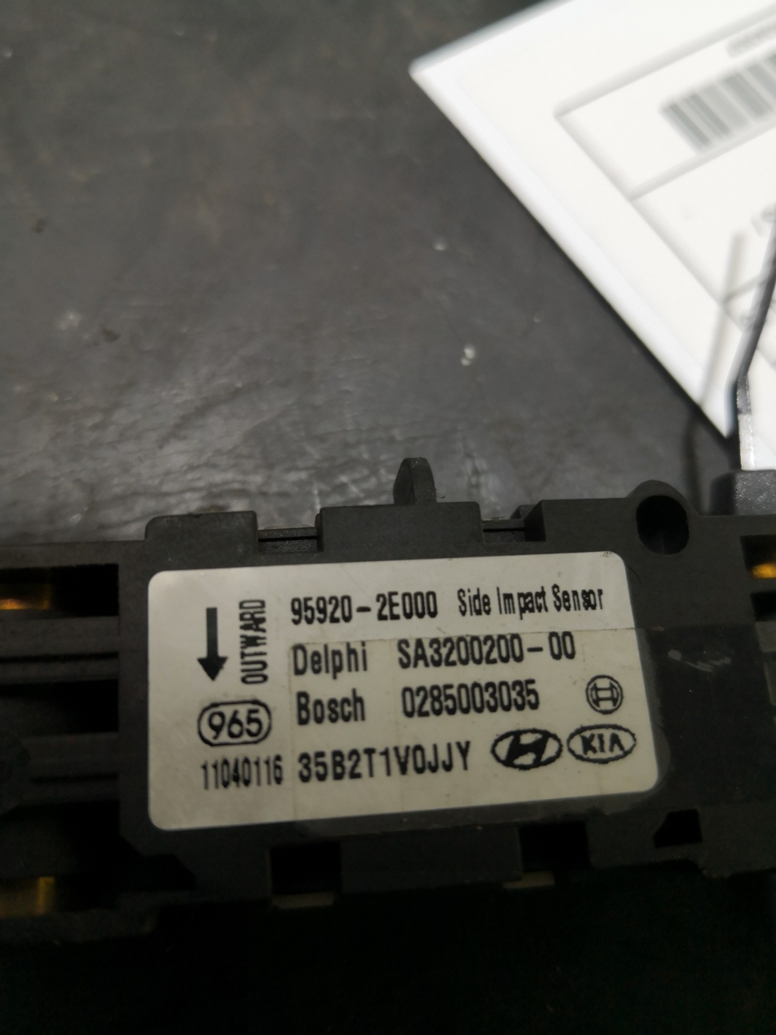 Sensor Impacto HYUNDAI - ID S_103536