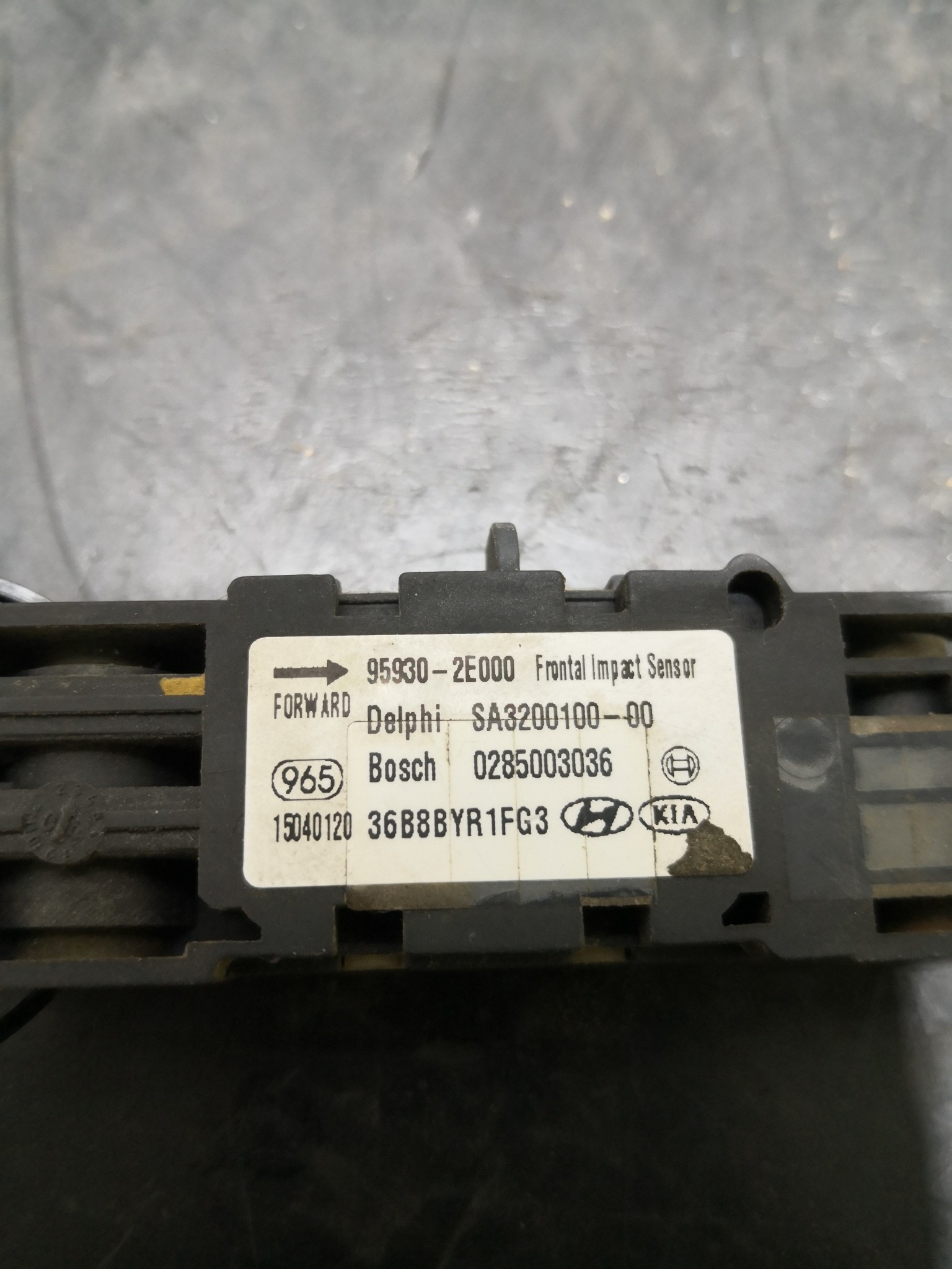 Sensor Impacto HYUNDAI - ID S_103527
