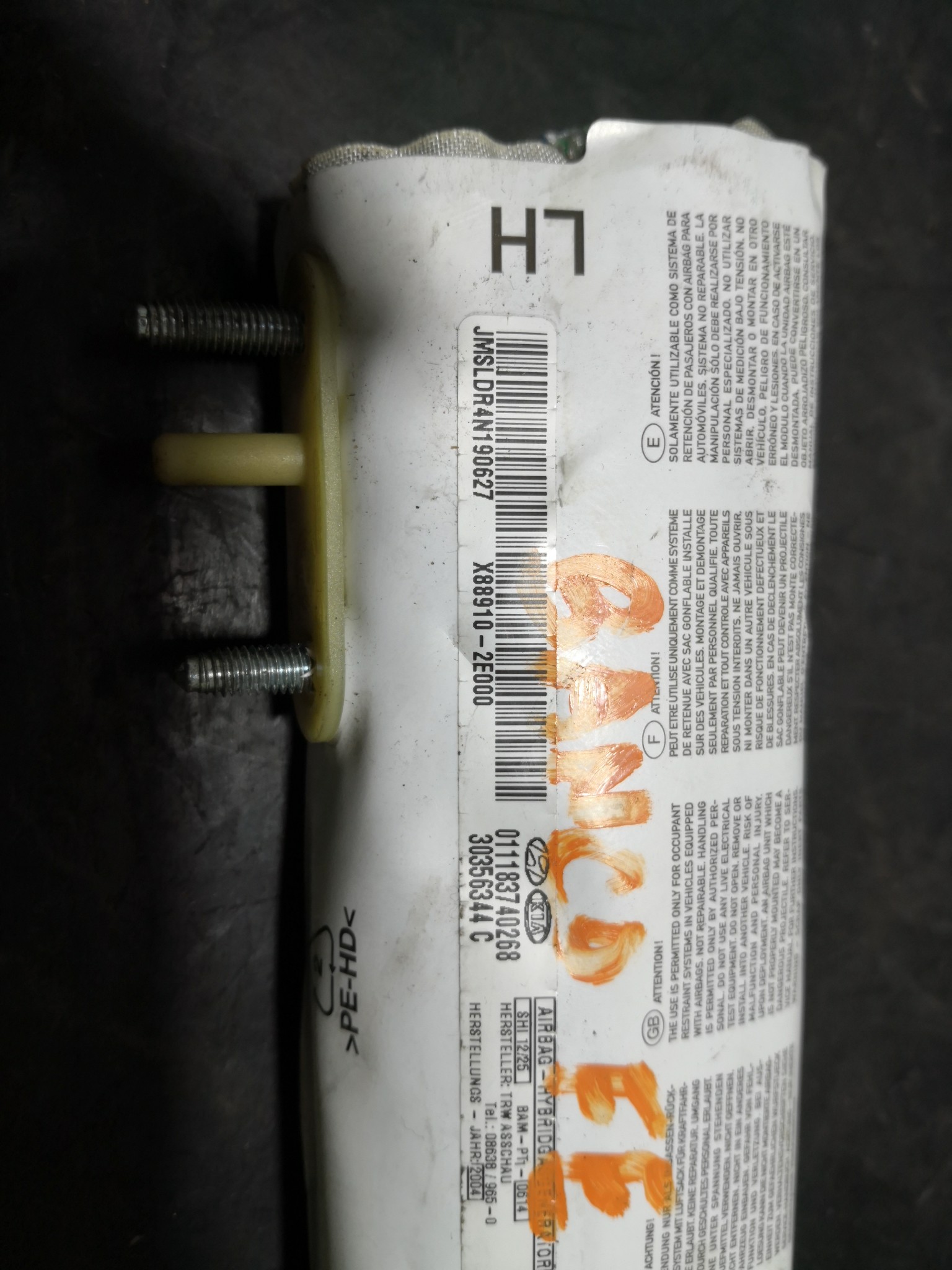 Airbag Banco Esq HYUNDAI TUCSON (JM) | 04 -  Imagem-2