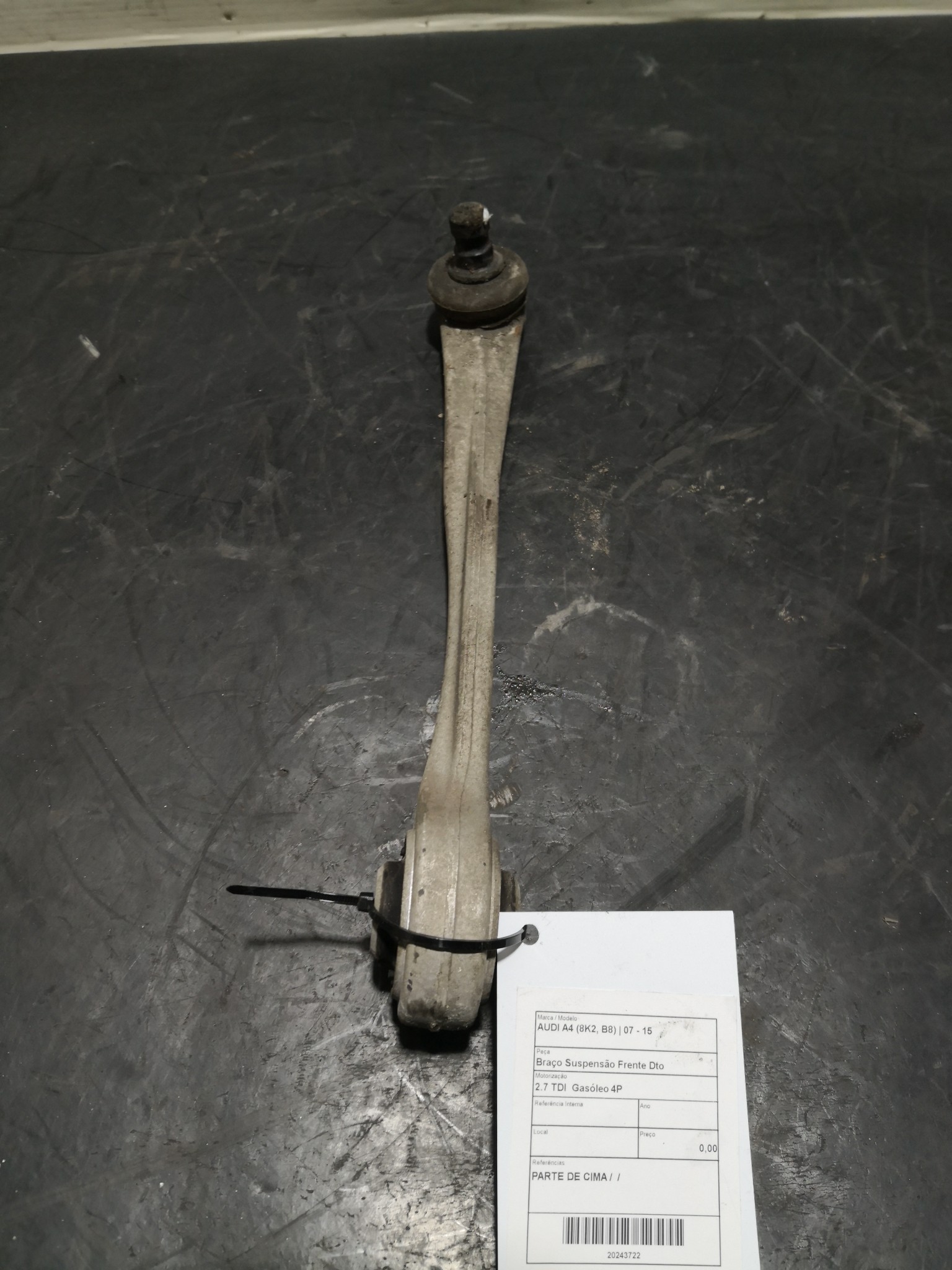 Braço Suspensão Frente Dto AUDI A4 (8K2, B8) | 07 - 15 Imagem-1