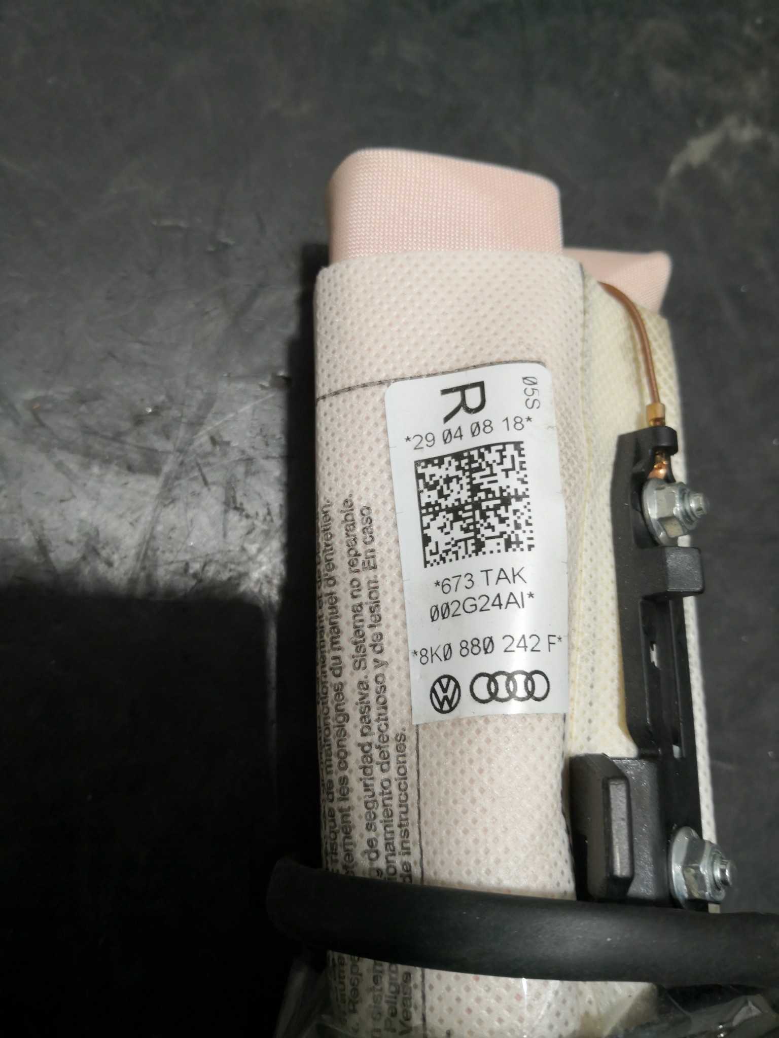 Airbag Banco Dto AUDI A4 (8K2, B8) | 07 - 15 Imagem-1